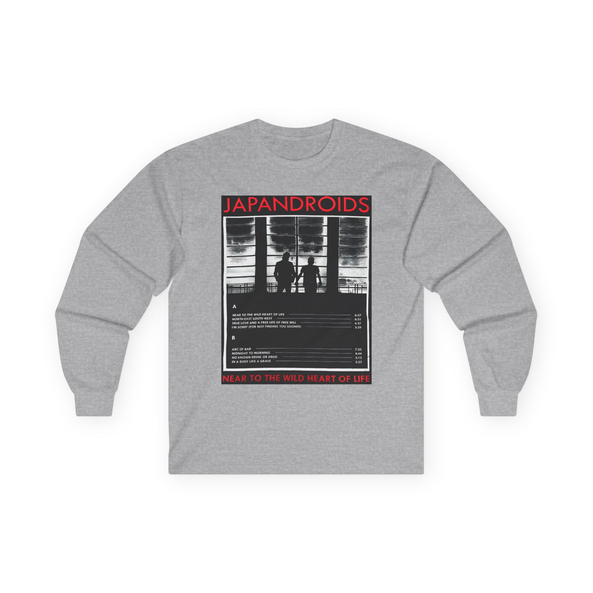 Japandroids Near to the Wild Heart of Life Unisex Ultra Cotton Long Sleeve Tee