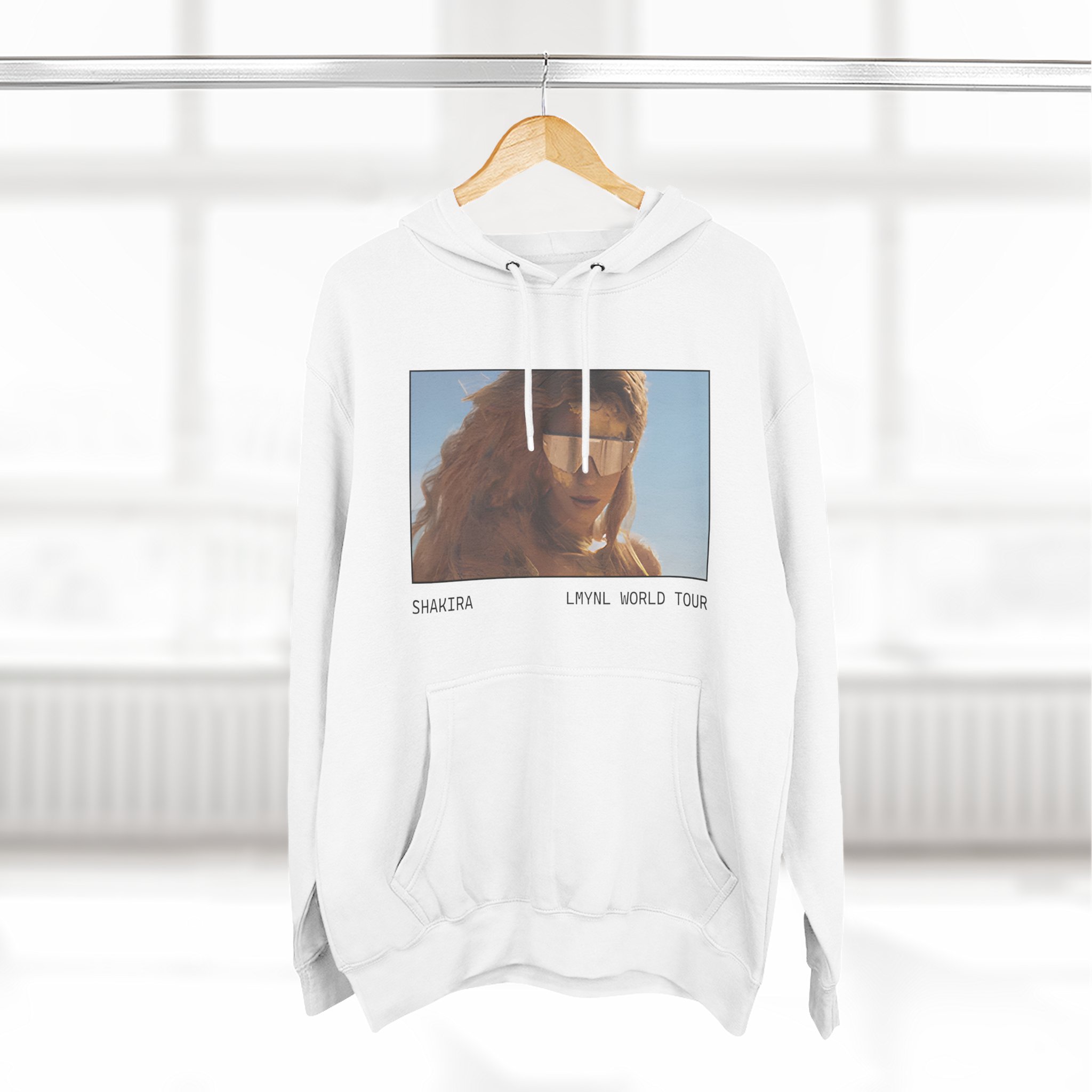 Shakira Sunglasses Three-Panel Fleece Hoodie