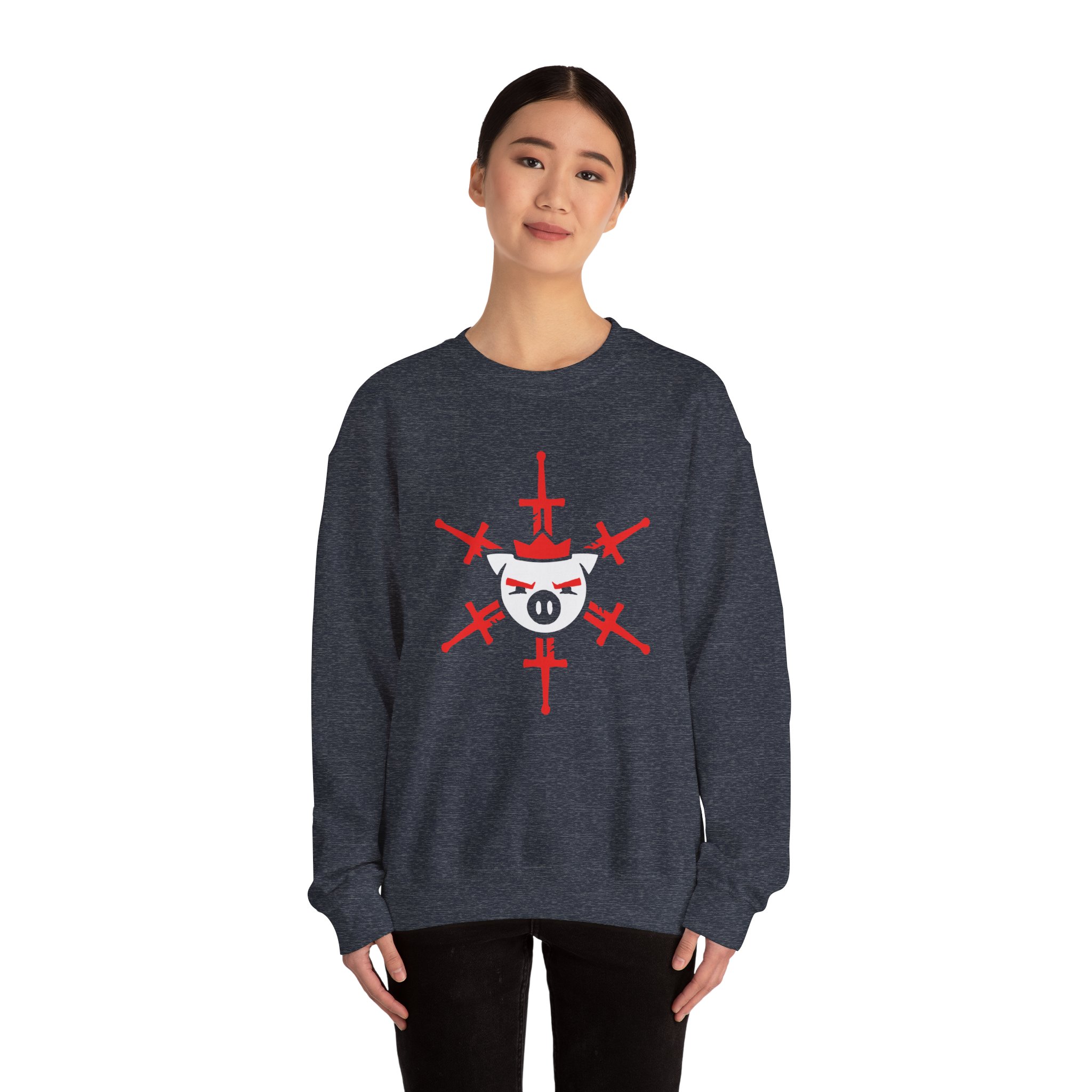 Technoblade Swordflake Unisex Heavy Blendâ„¢ Crewneck Sweatshirt
