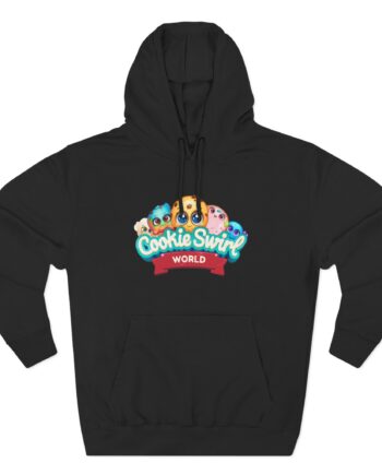 Cookieswirlc Three-Panel Fleece Hoodie
