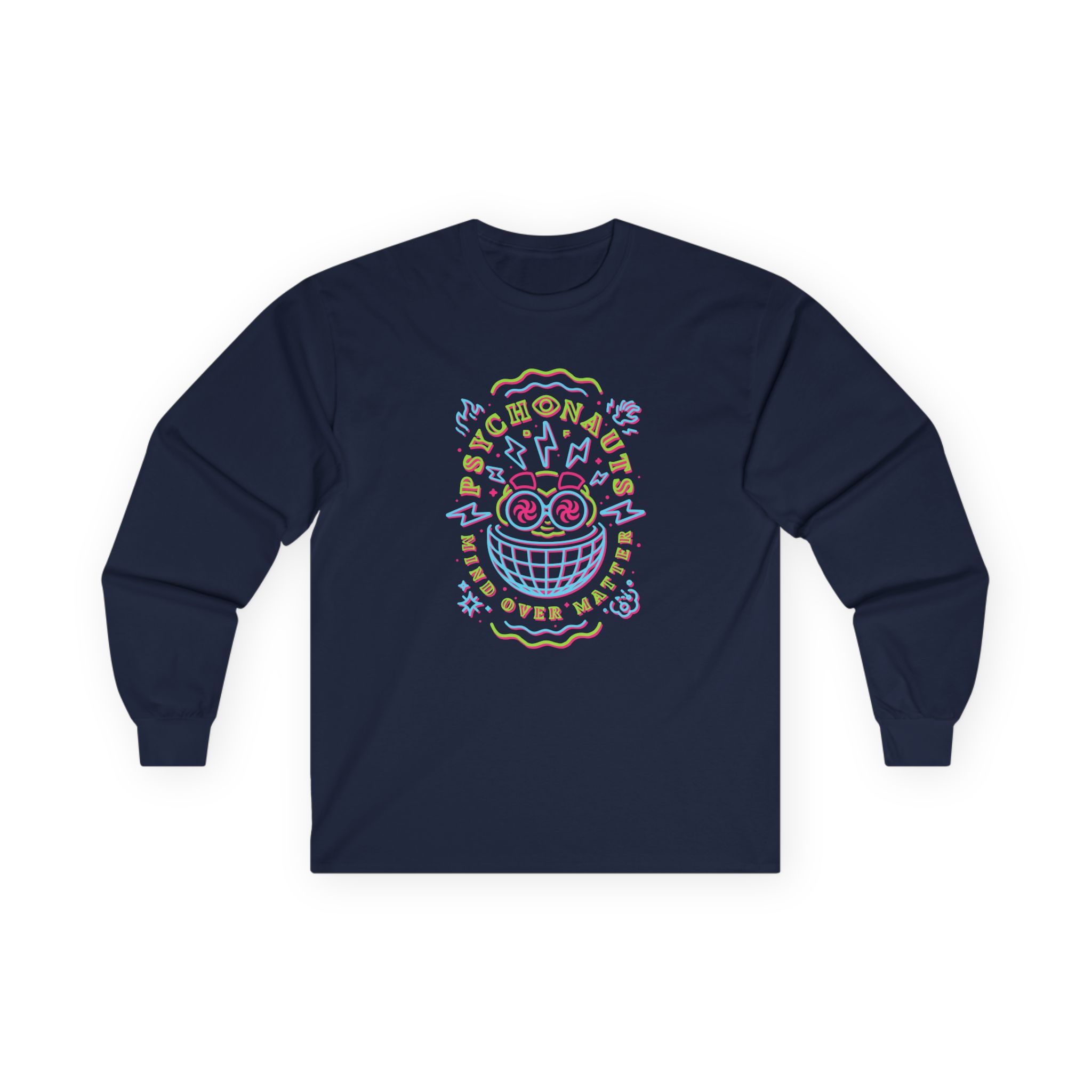 Double Fine Mind Over Matter Unisex Ultra Cotton Long Sleeve Tee