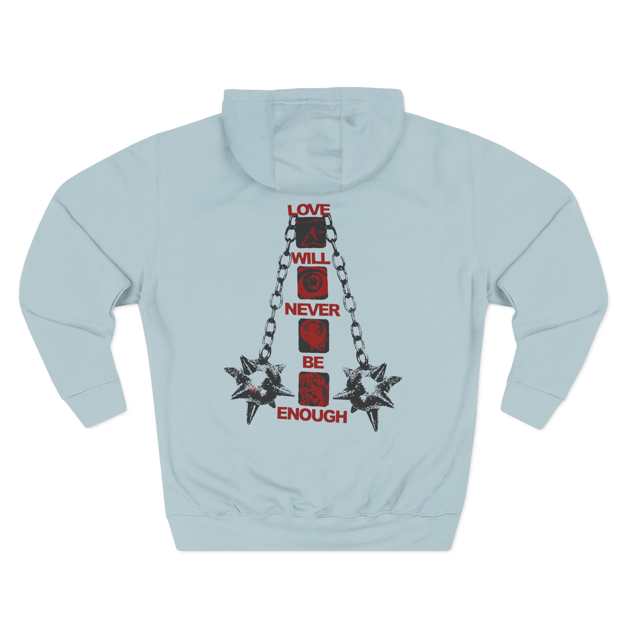 Kublai Khan - Never Enough Sportsgrey Three-Panel Fleece Hoodie