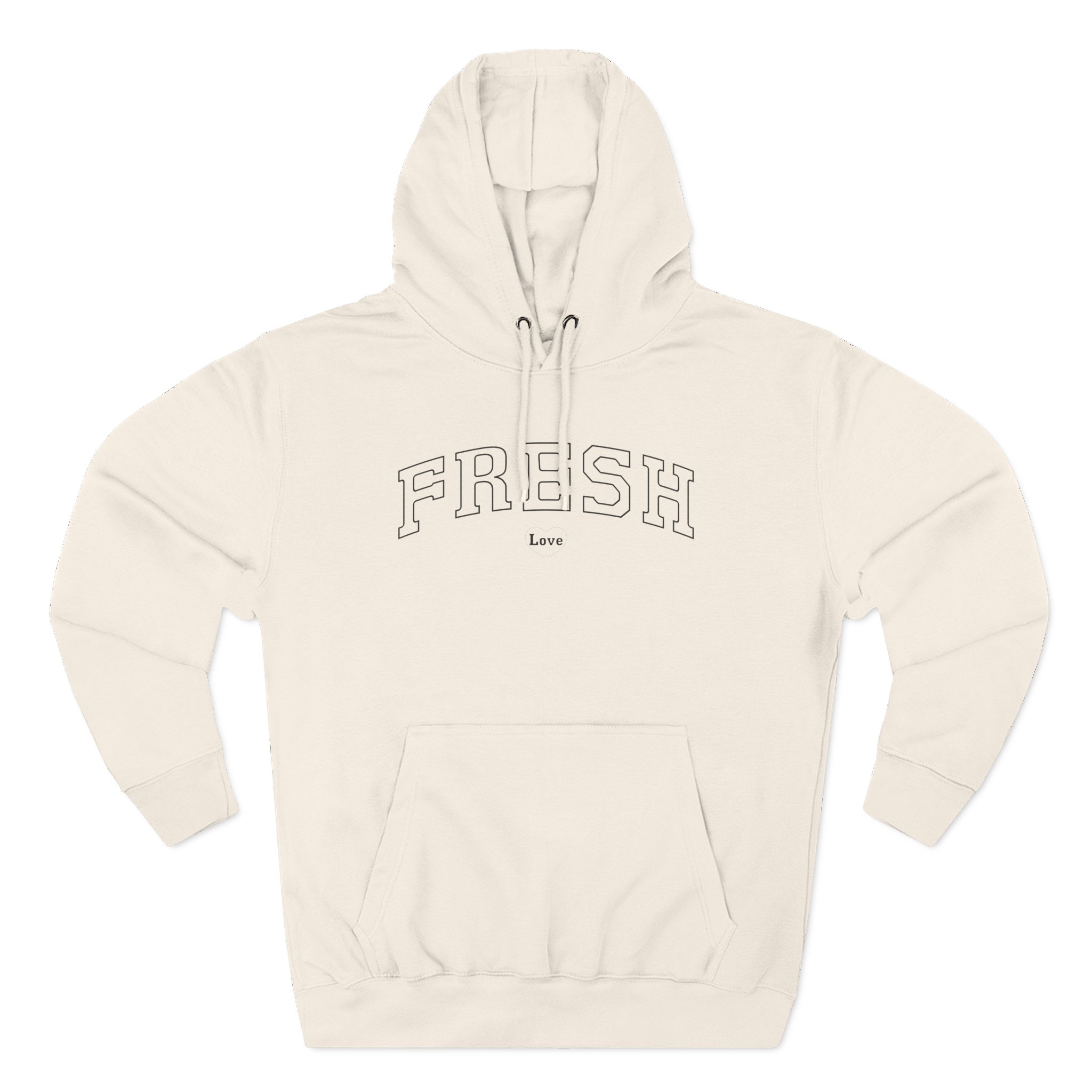 Fresh Love Varsity Three-Panel Fleece Hoodie