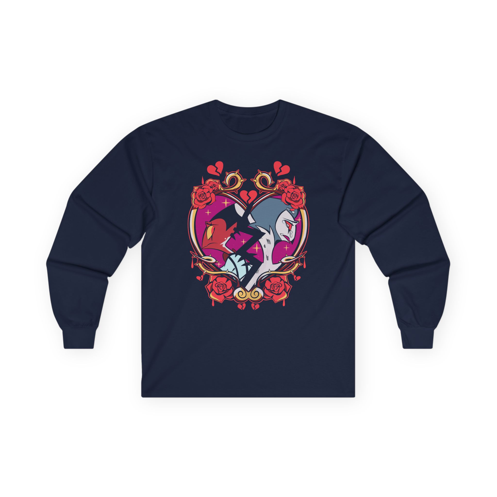 Vivziepop Shattered Hearts Unisex Ultra Cotton Long Sleeve Tee