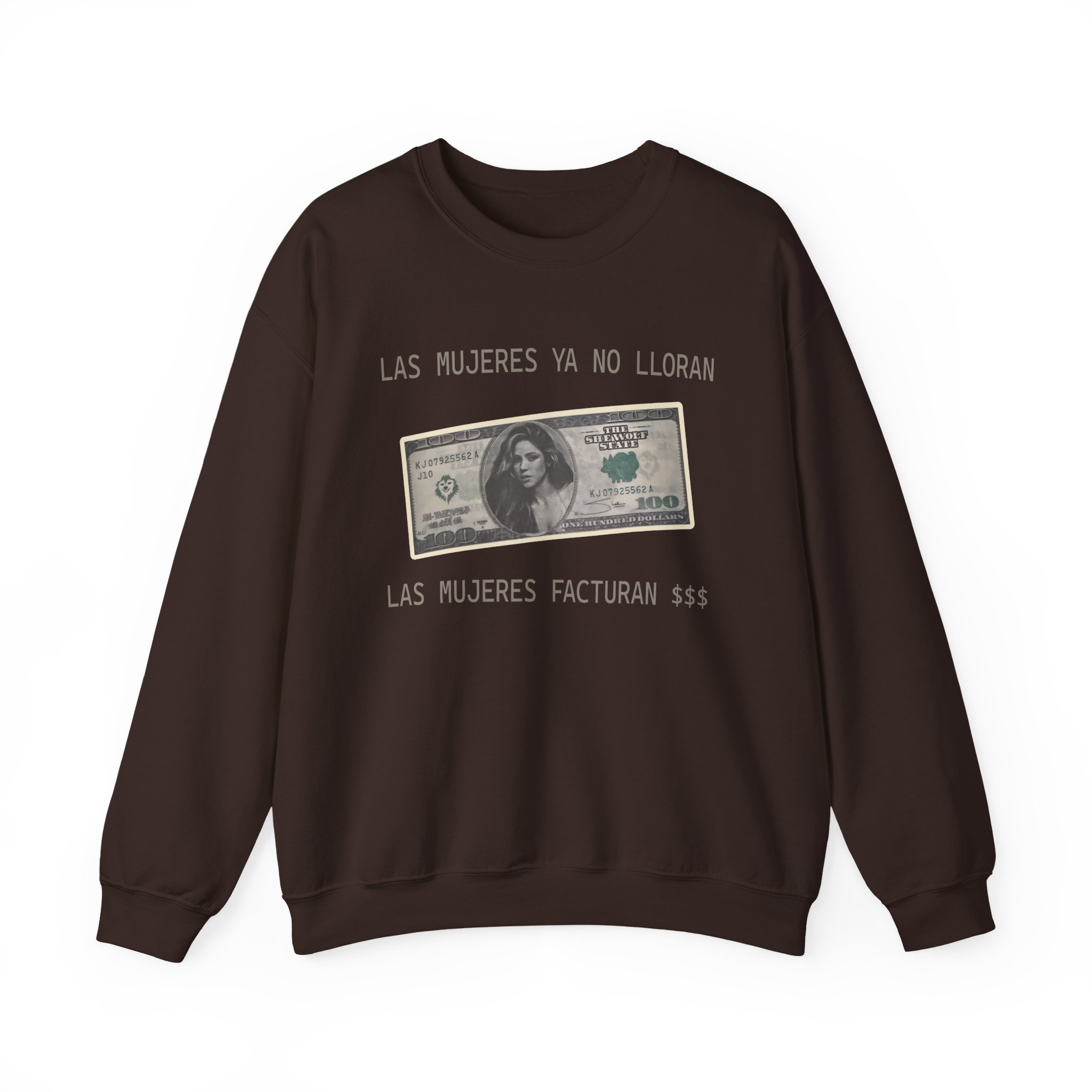 Shakira Dollar Bill Unisex Heavy Blendâ„¢ Crewneck Sweatshirt