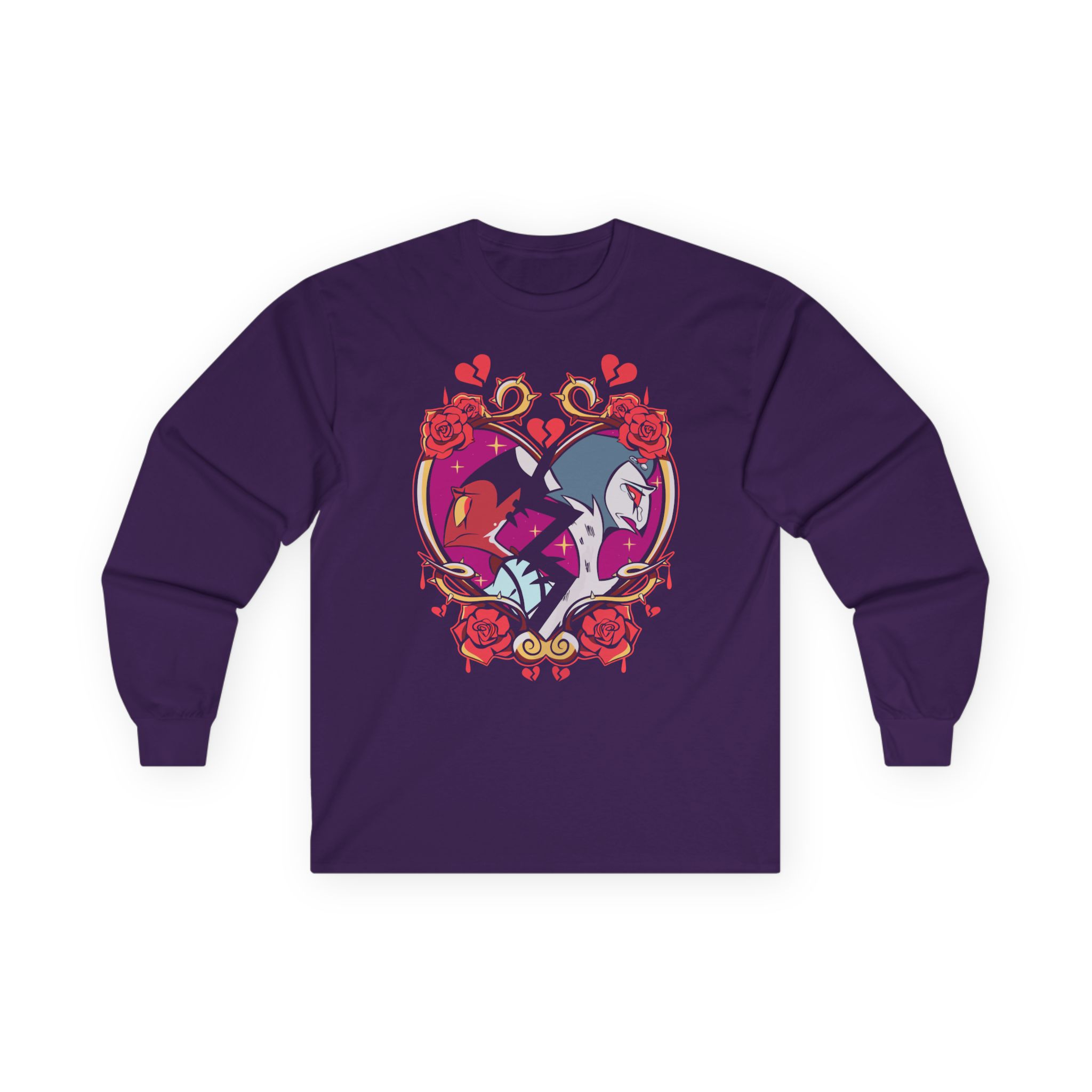 Vivziepop Shattered Hearts Unisex Ultra Cotton Long Sleeve Tee