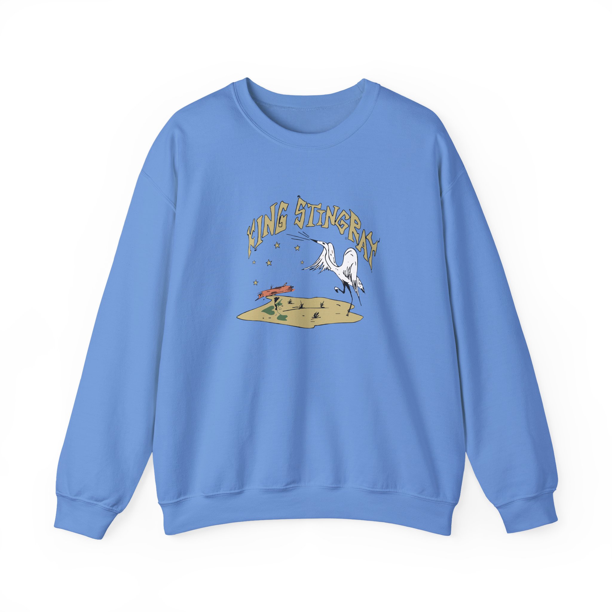 King Stingray Ivory Bird Unisex Heavy Blendâ„¢ Crewneck Sweatshirt