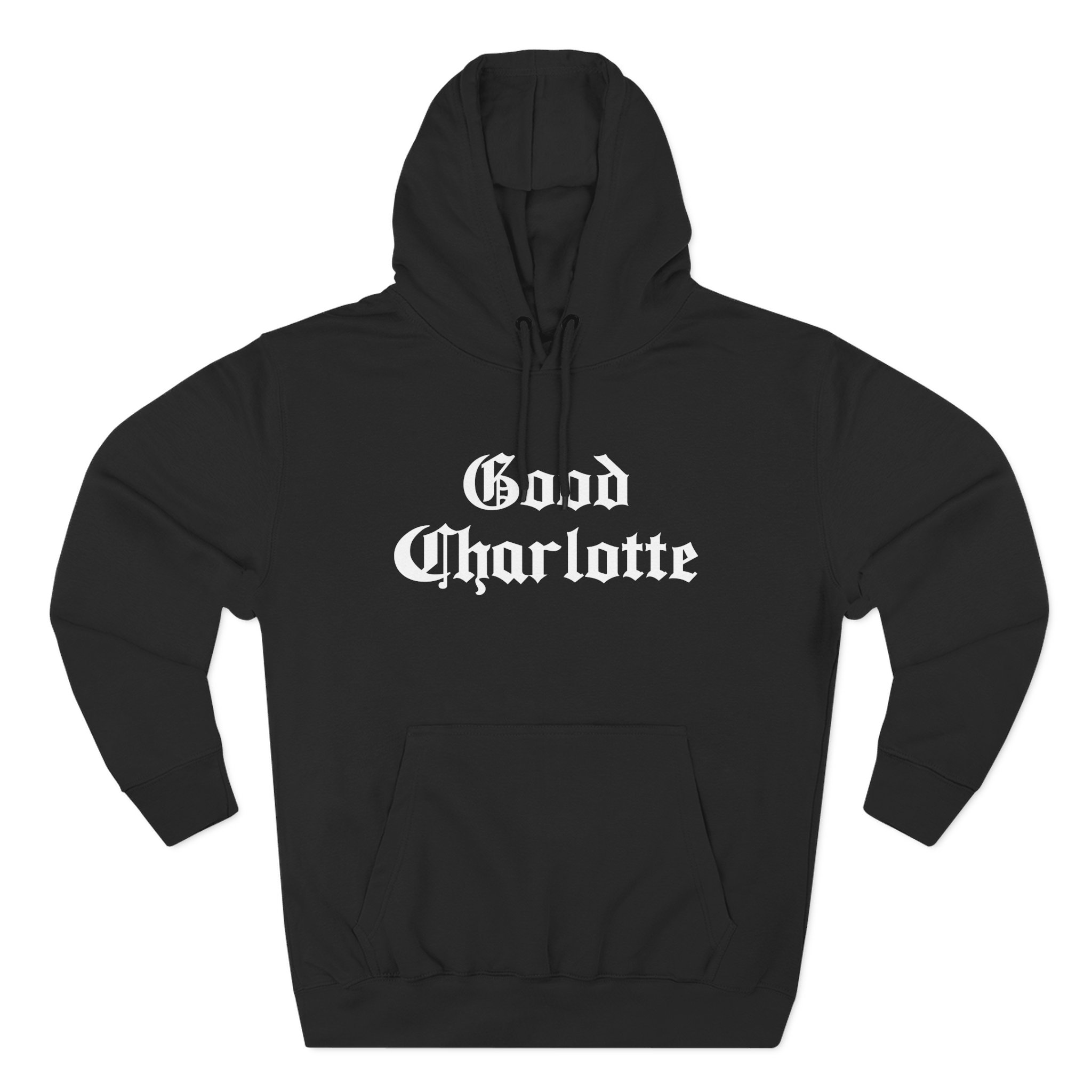 Good Charlotte Logo Three-Panel Fleece Hoodie