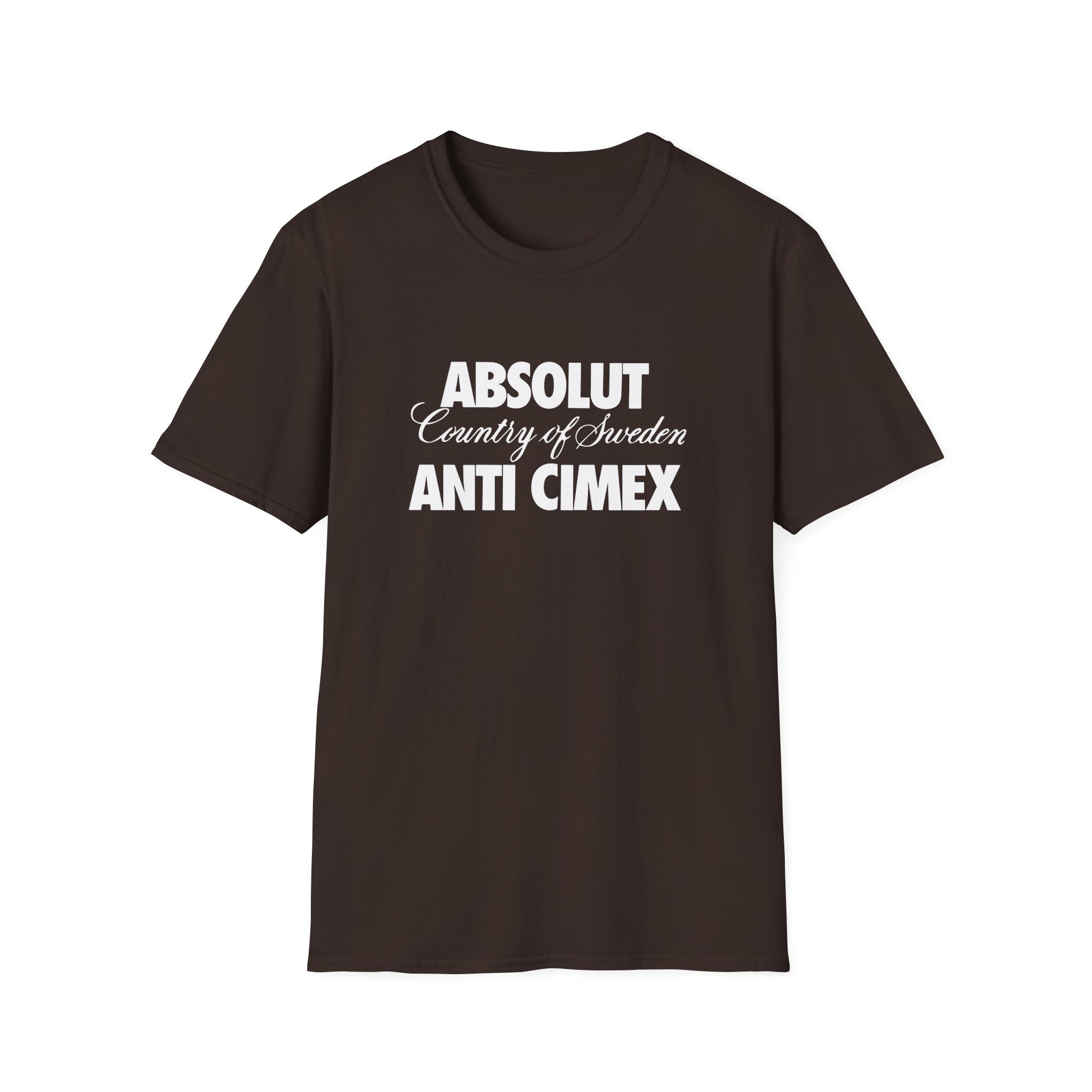 Anti Cimex Absolut Country of Sweden Unisex Softstyle T-shirt