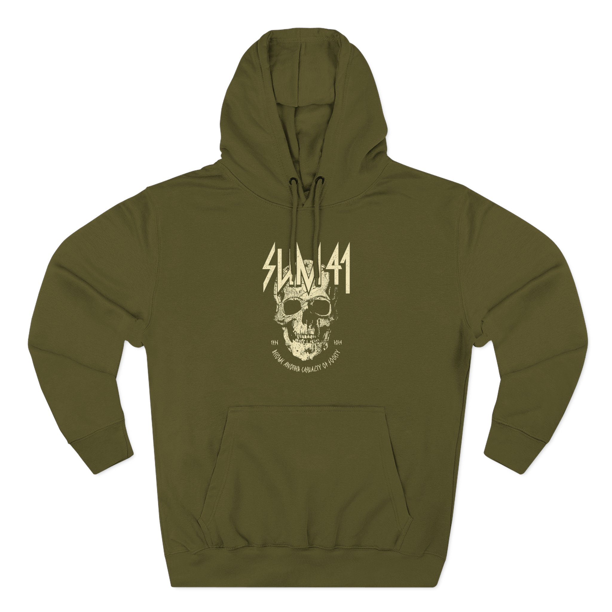Sum 41 Become Another Casualty Three-Panel Fleece Hoodie