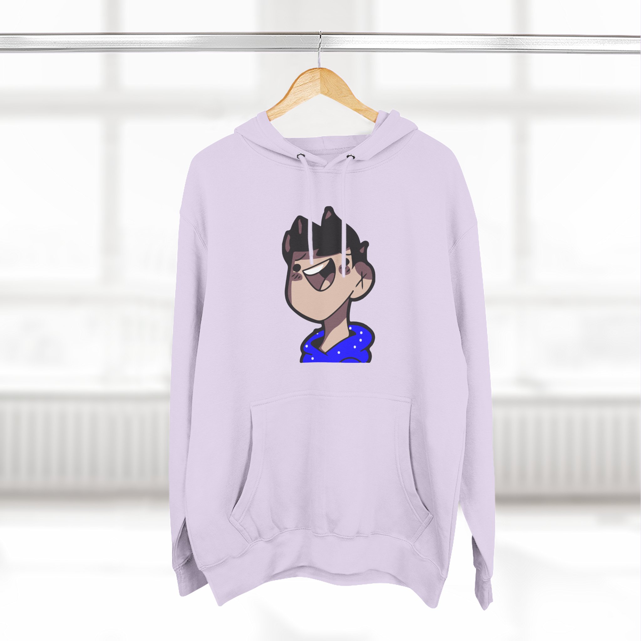 Clix Three-Panel Fleece Hoodie