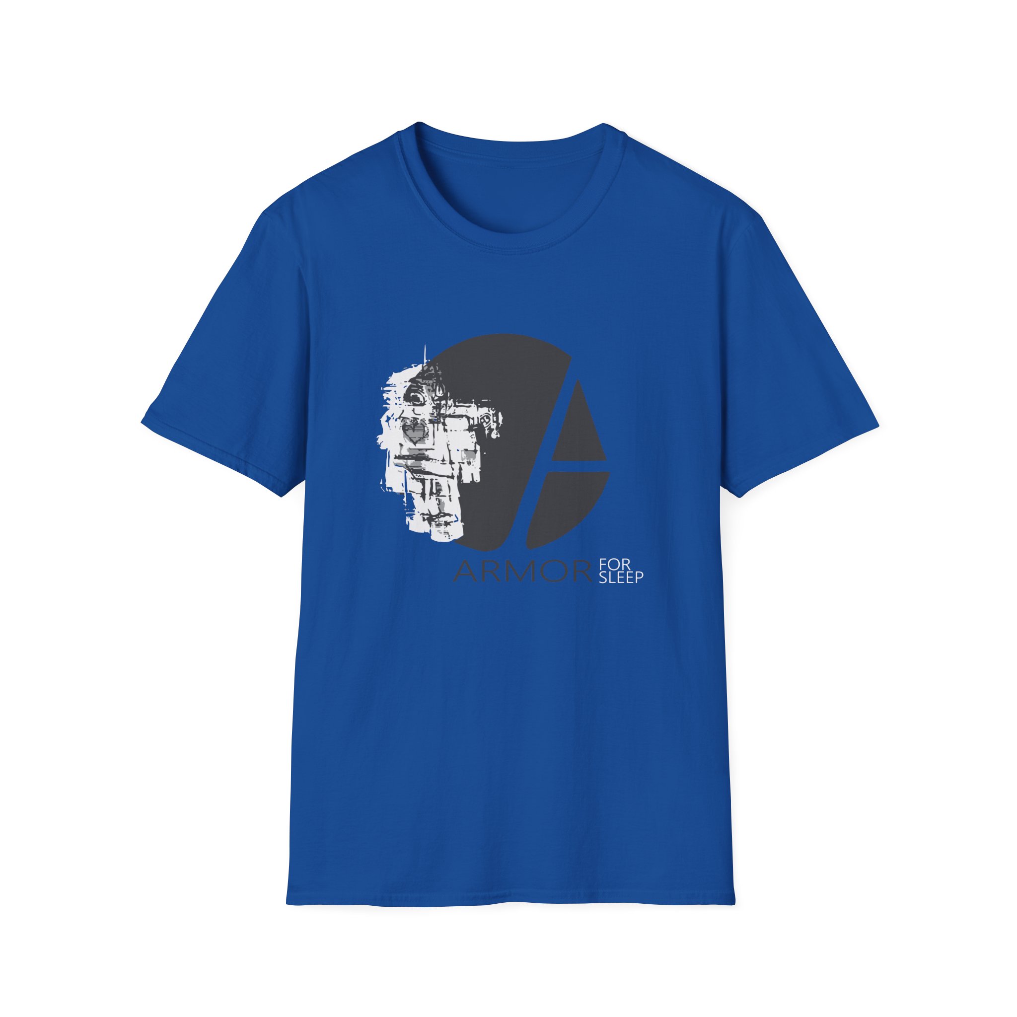 Armor for Sleep Robot on Unisex Softstyle T-shirt