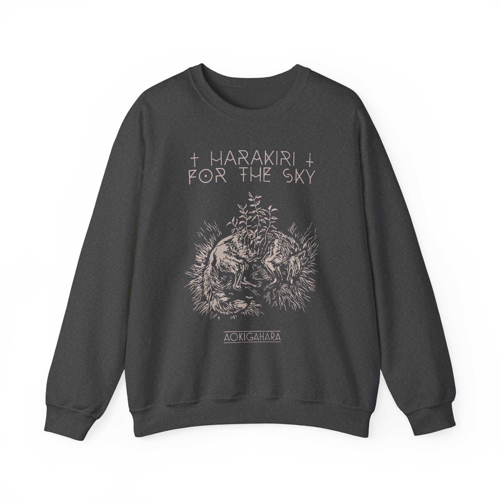 Harakiri for the Sky Aokigahara Unisex Heavy Blendâ„¢ Crewneck Sweatshirt