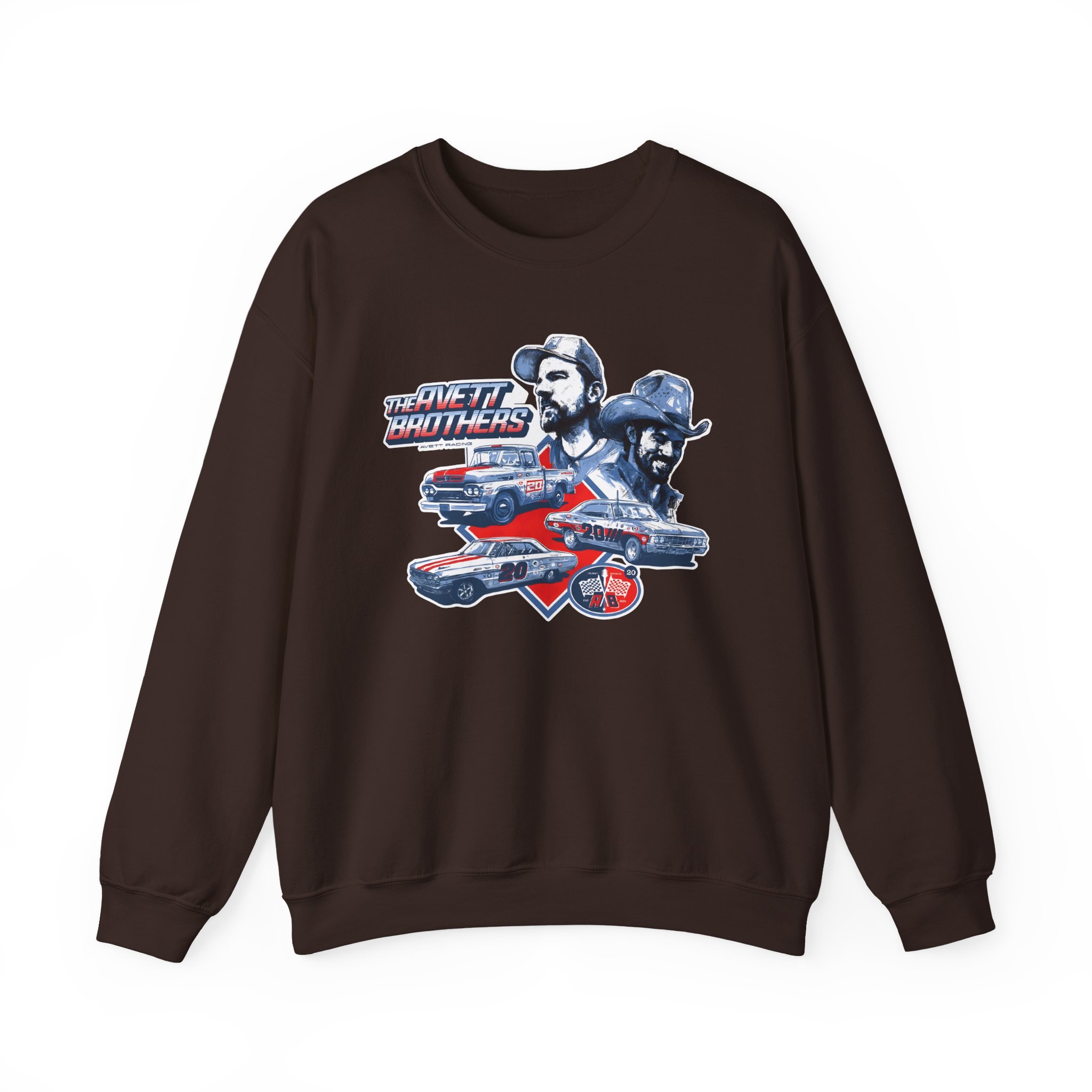Avett Brothers Vintage Car Unisex Heavy Blendâ„¢ Crewneck Sweatshirt