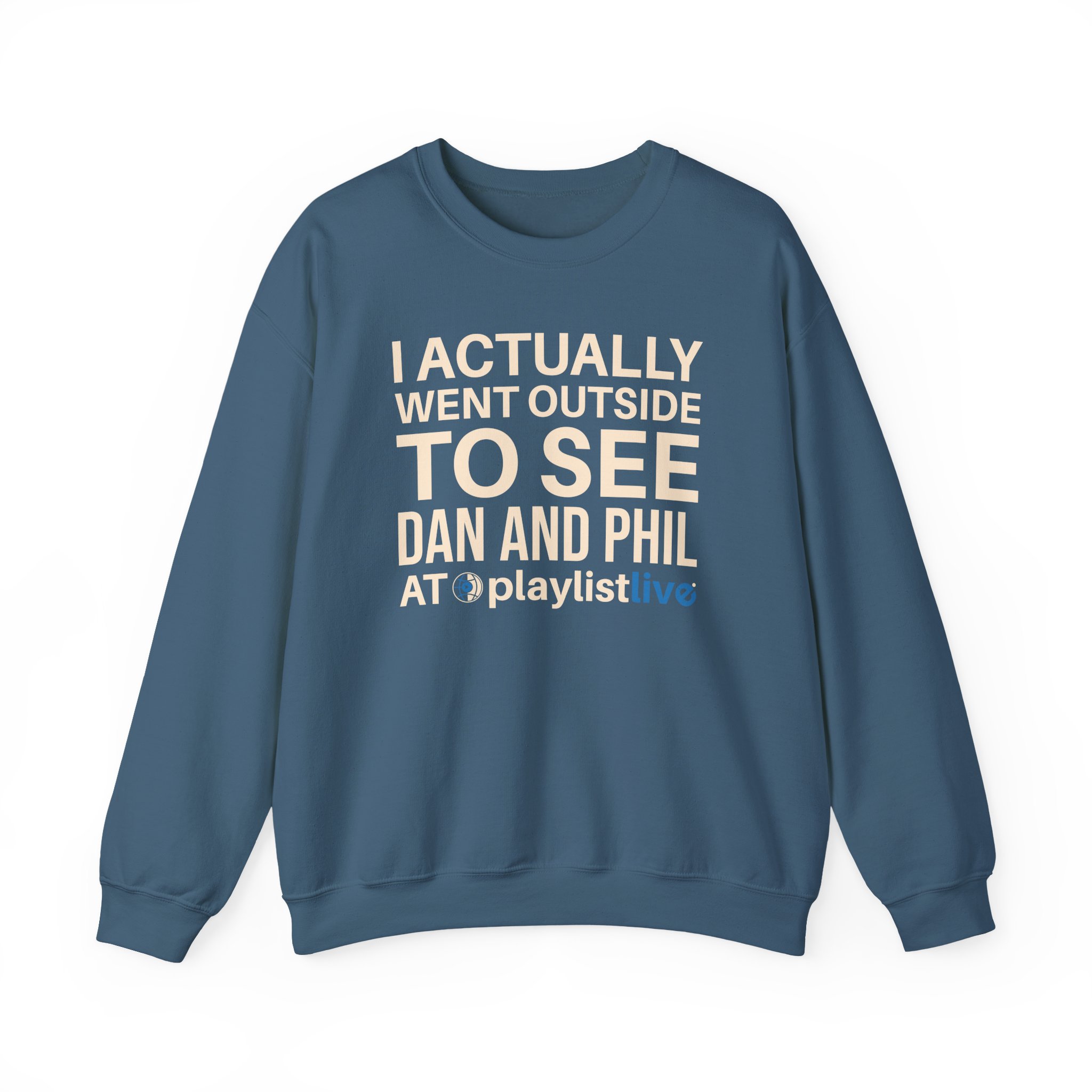 Dan and Phil Actually Went Outside to See Dan and Phil at Playlist Live Unisex Heavy Blendâ„¢ Crewneck Sweatshirt
