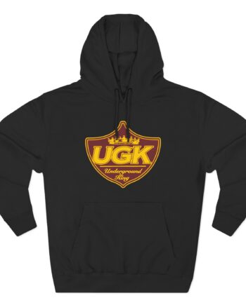UGK Logo Three-Panel Fleece Hoodie