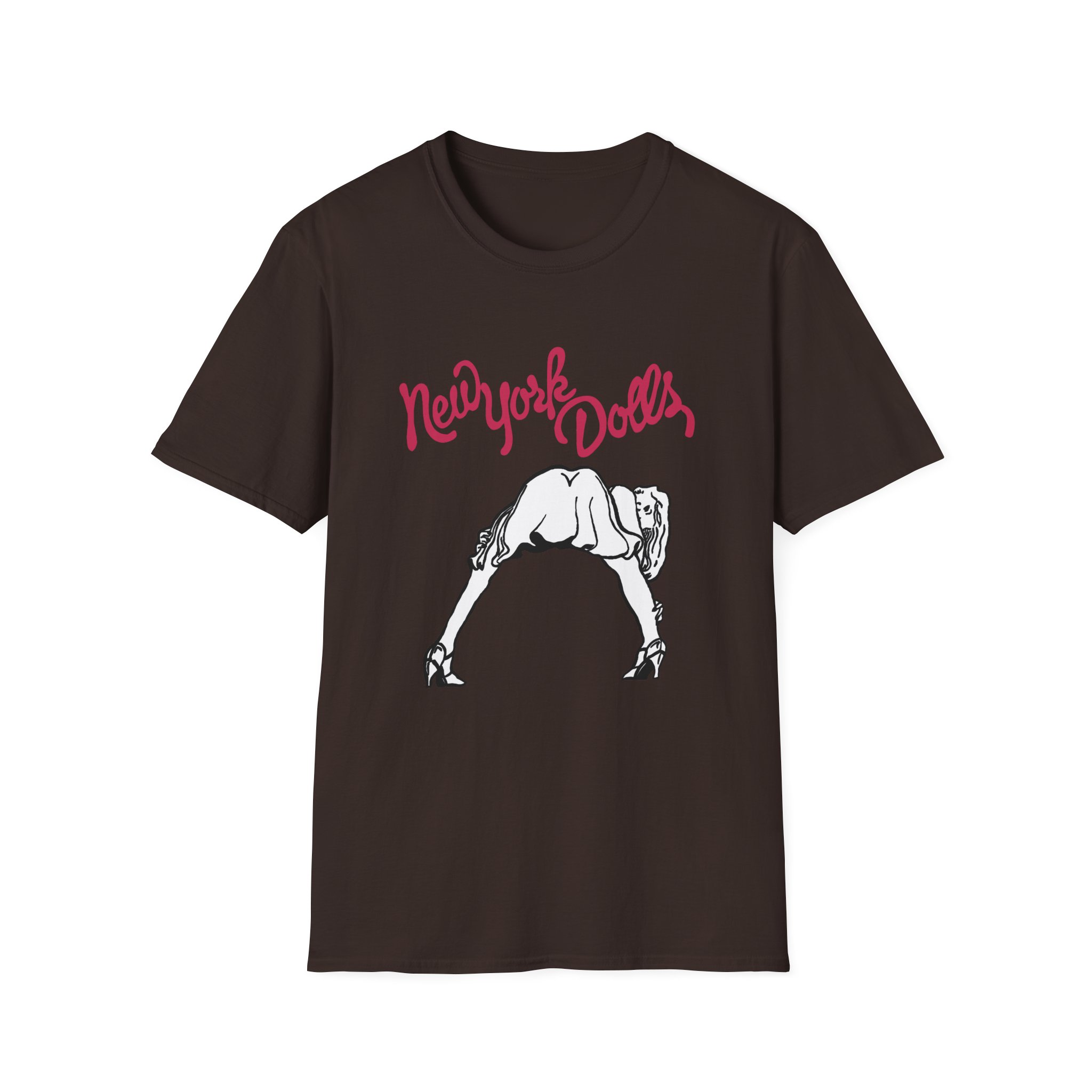New York Dolls Lipstick Girl Unisex Softstyle T-Shirt