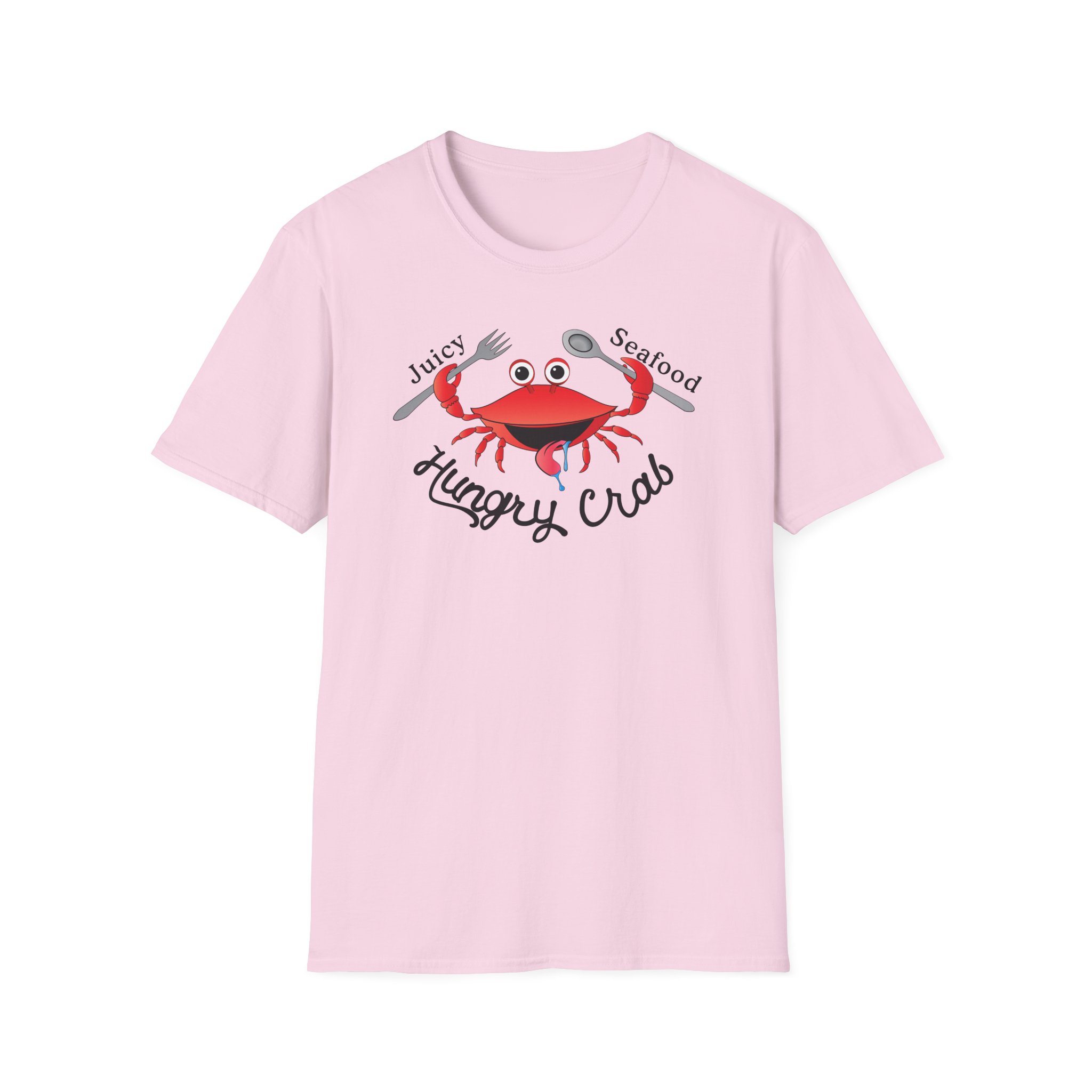 Hungry Box Hungry Crab Juicy Seafood Unisex Softstyle T-Shirt