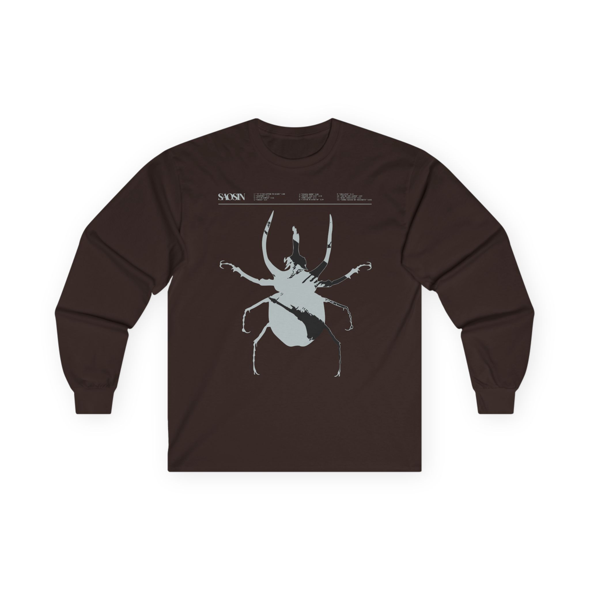 Saosin Tracklist Unisex Ultra Cotton Long Sleeve Tee