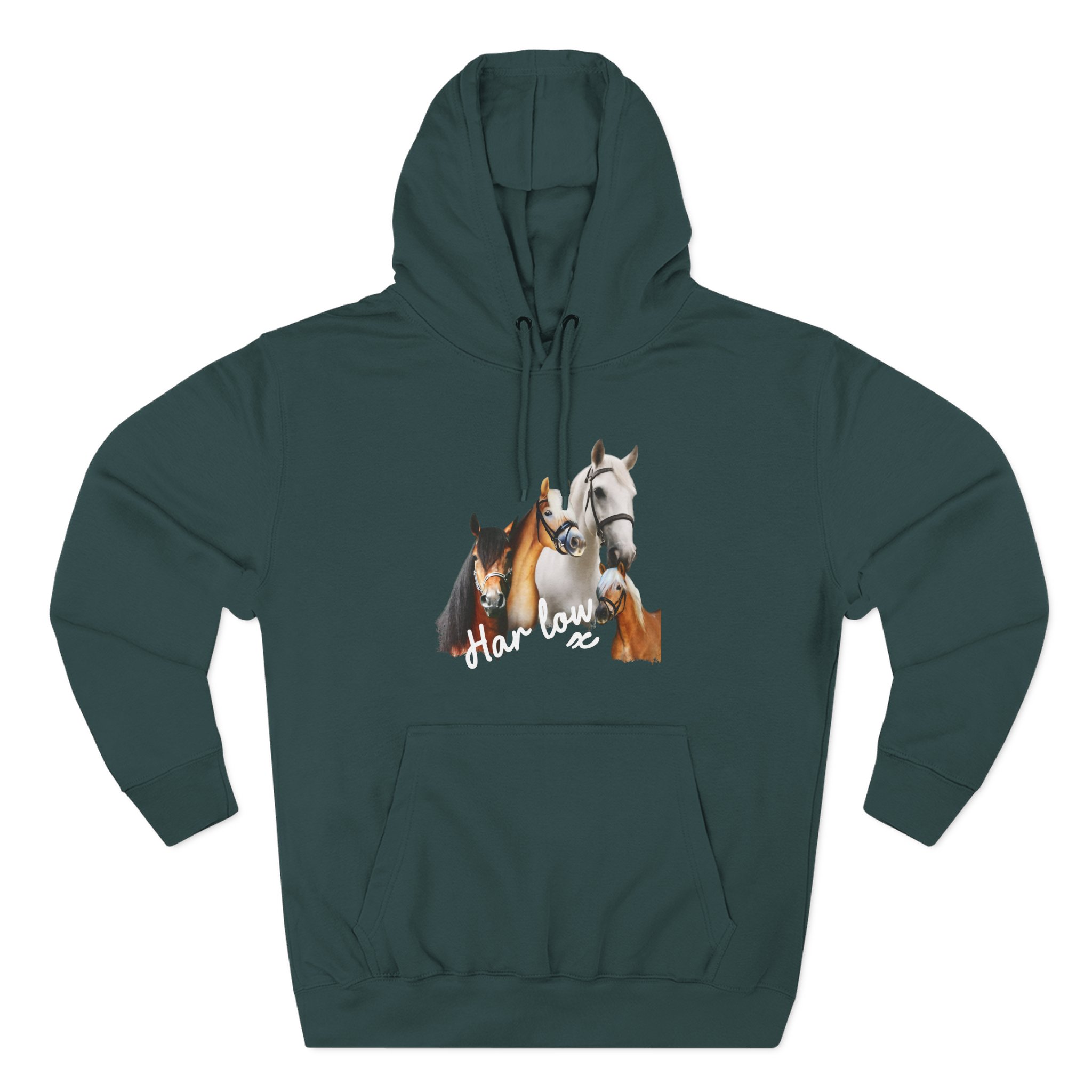 Harlow and Popcorn Three-Panel Fleece Hoodie