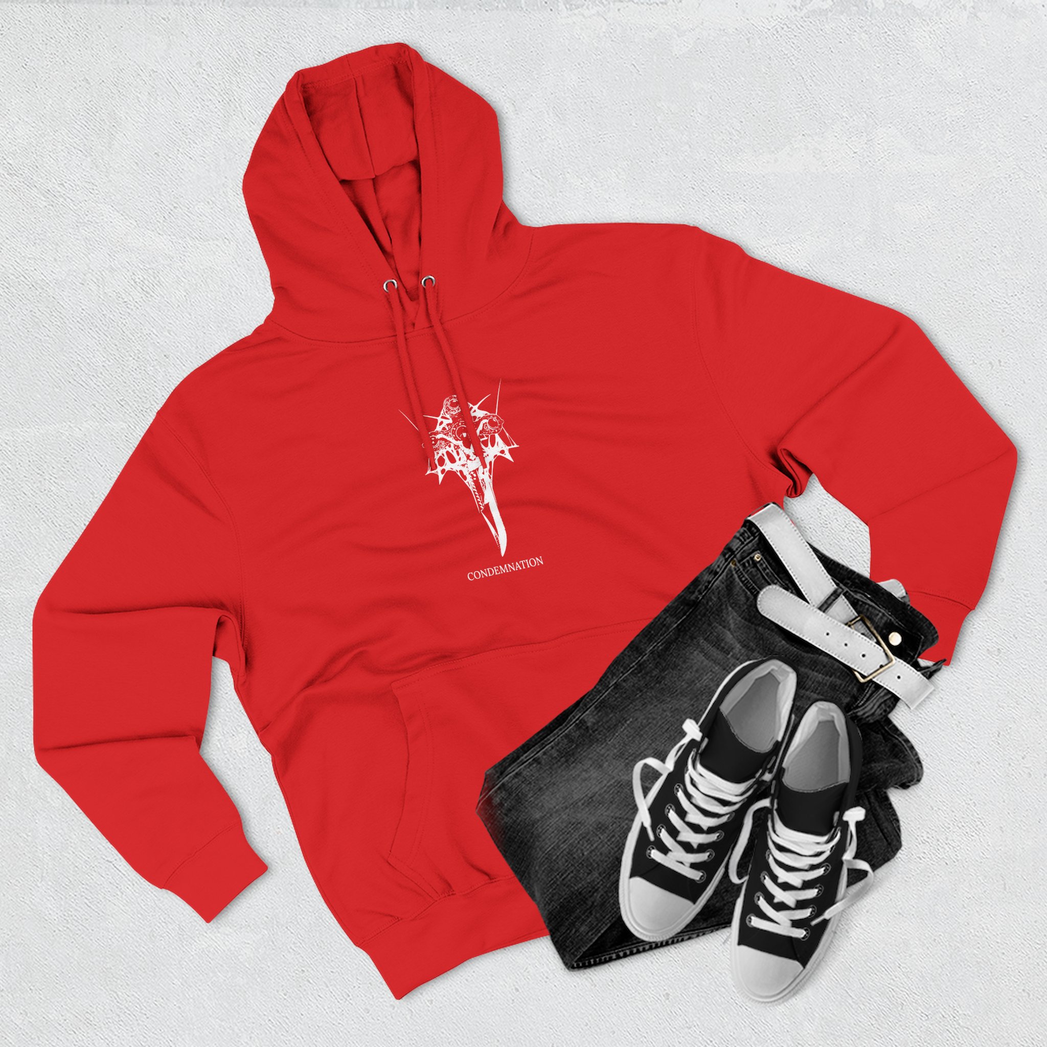 Antaeus Condemnation Three-panel Fleece Hoodie