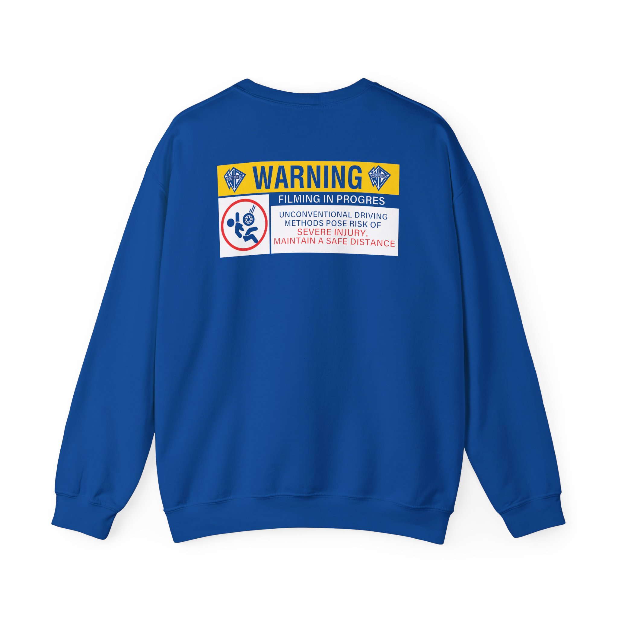 Monstermax Unconventional Driving Unisex Heavy Blendâ„¢ Crewneck Sweatshirt