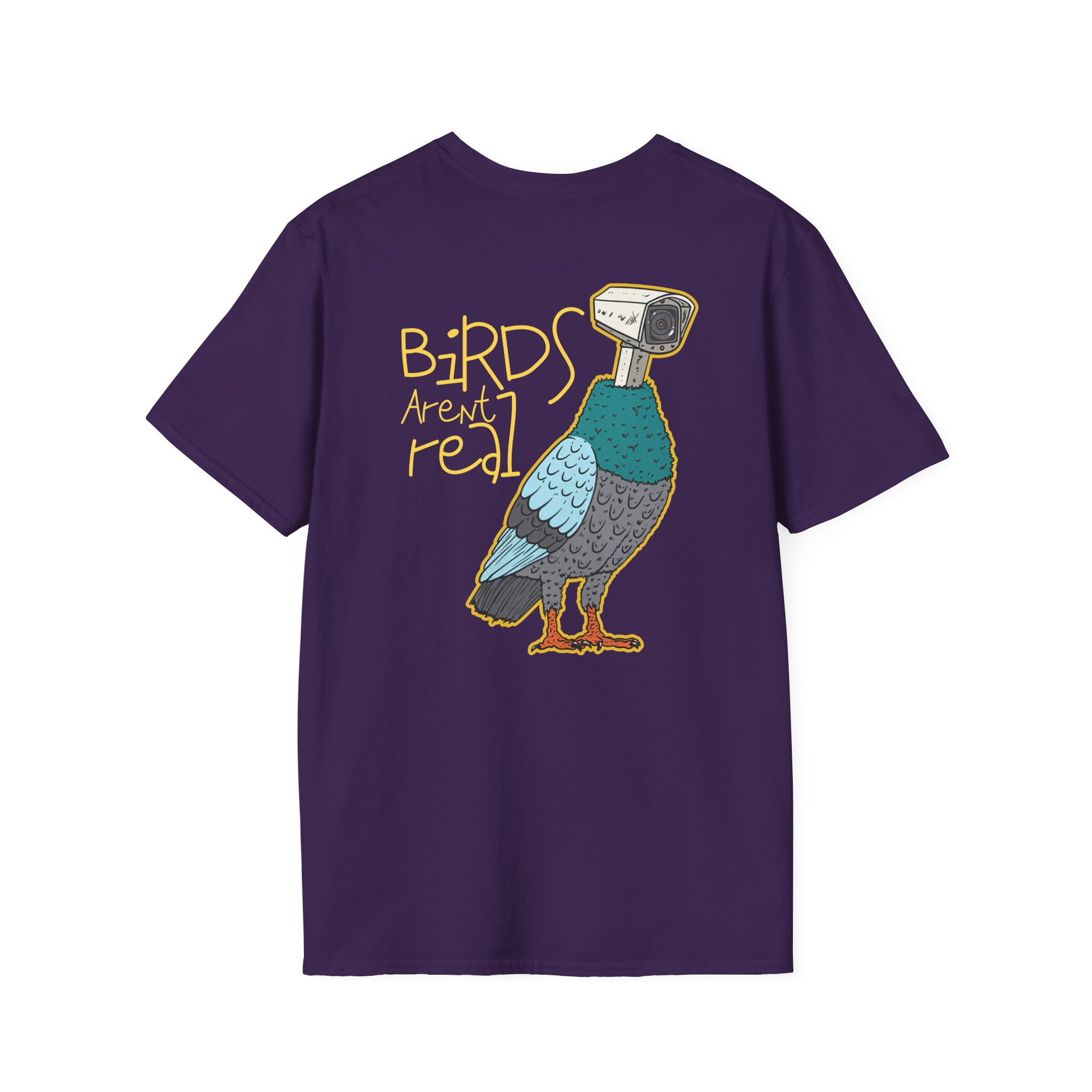 Birds Arent Real Unisex Softstyle T-Shirt