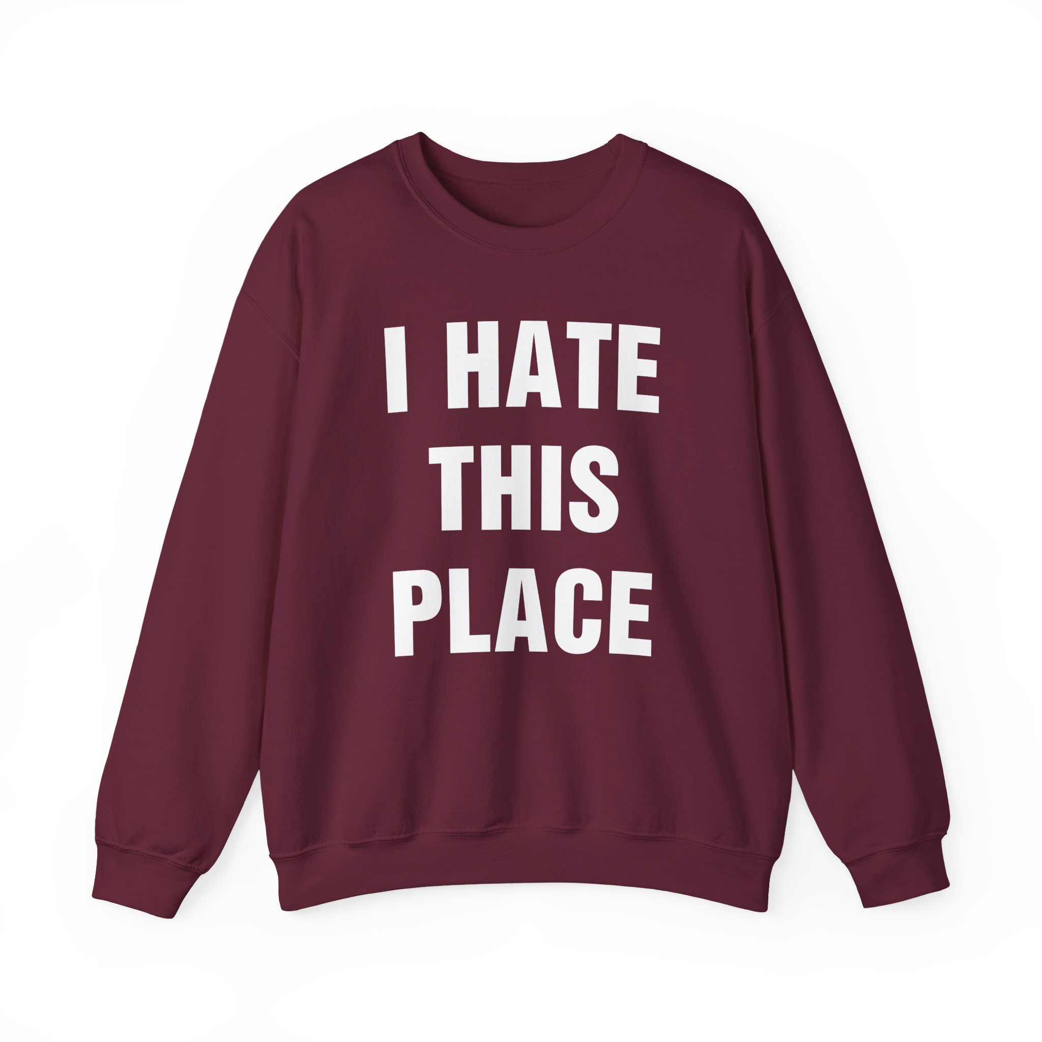 Hot Water Music I Hate This Place Unisex Heavy Blendâ„¢ Crewneck Sweatshirt