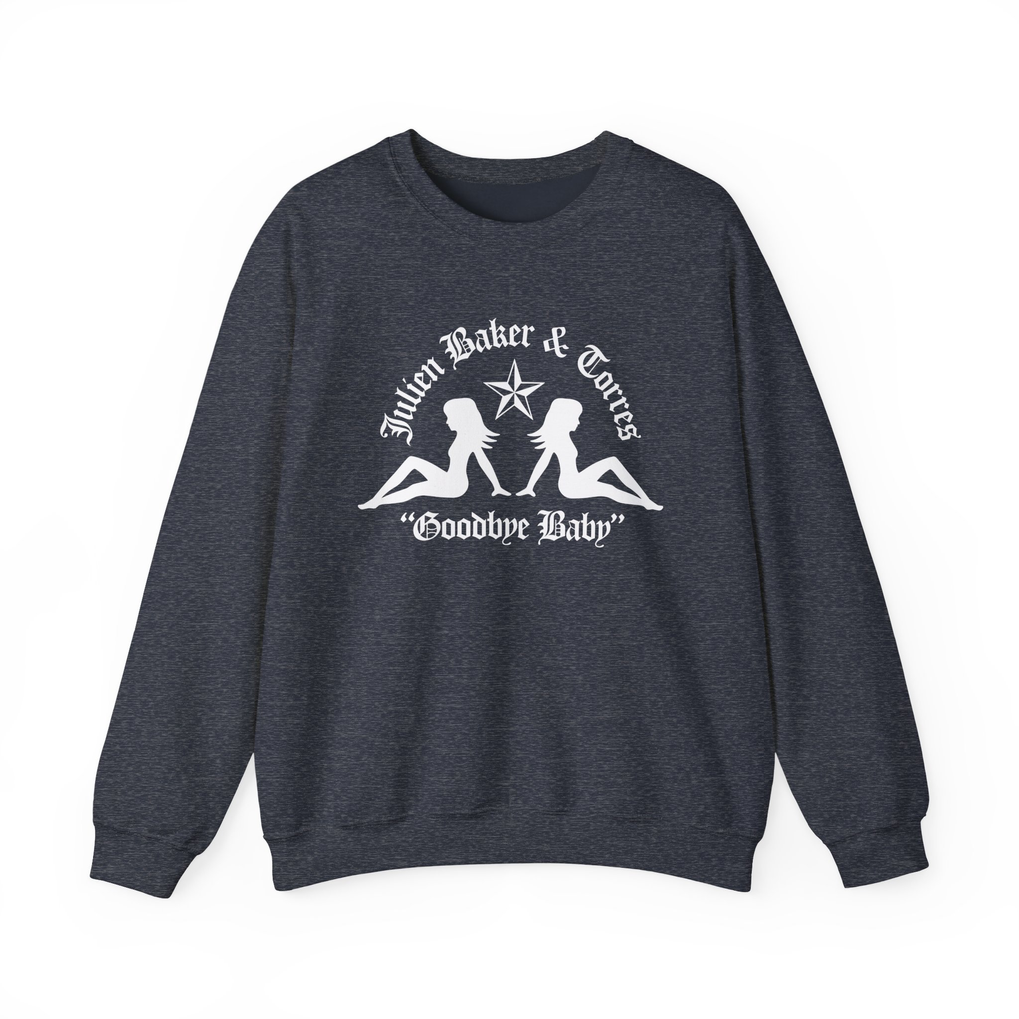 Julien Baker Goodbye Baby Unisex Heavy Blendâ„¢ Crewneck Sweatshirt