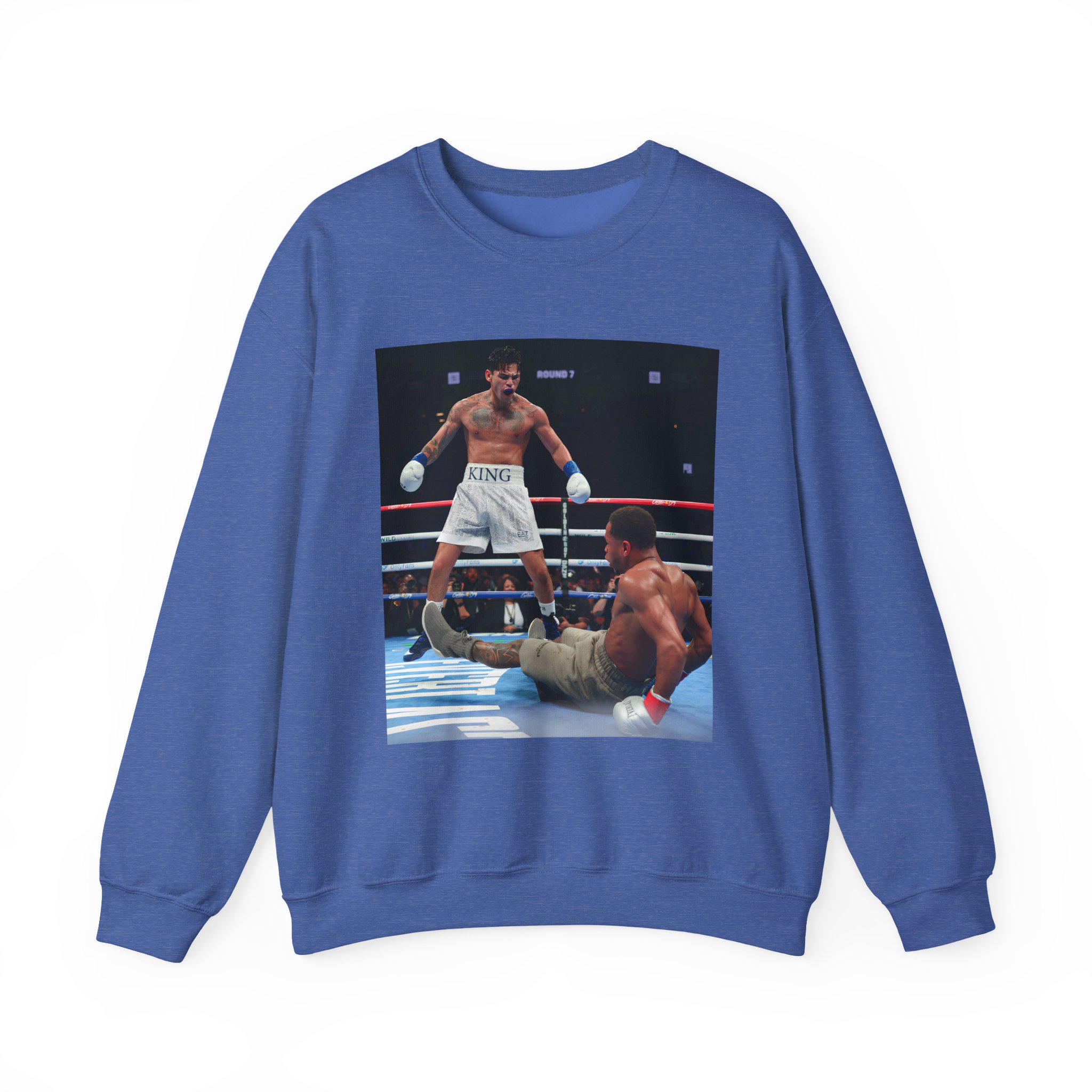 Ryan Garcia Knocks Down Devin Haney Unisex Heavy Blendâ„¢ Crewneck Sweatshirt