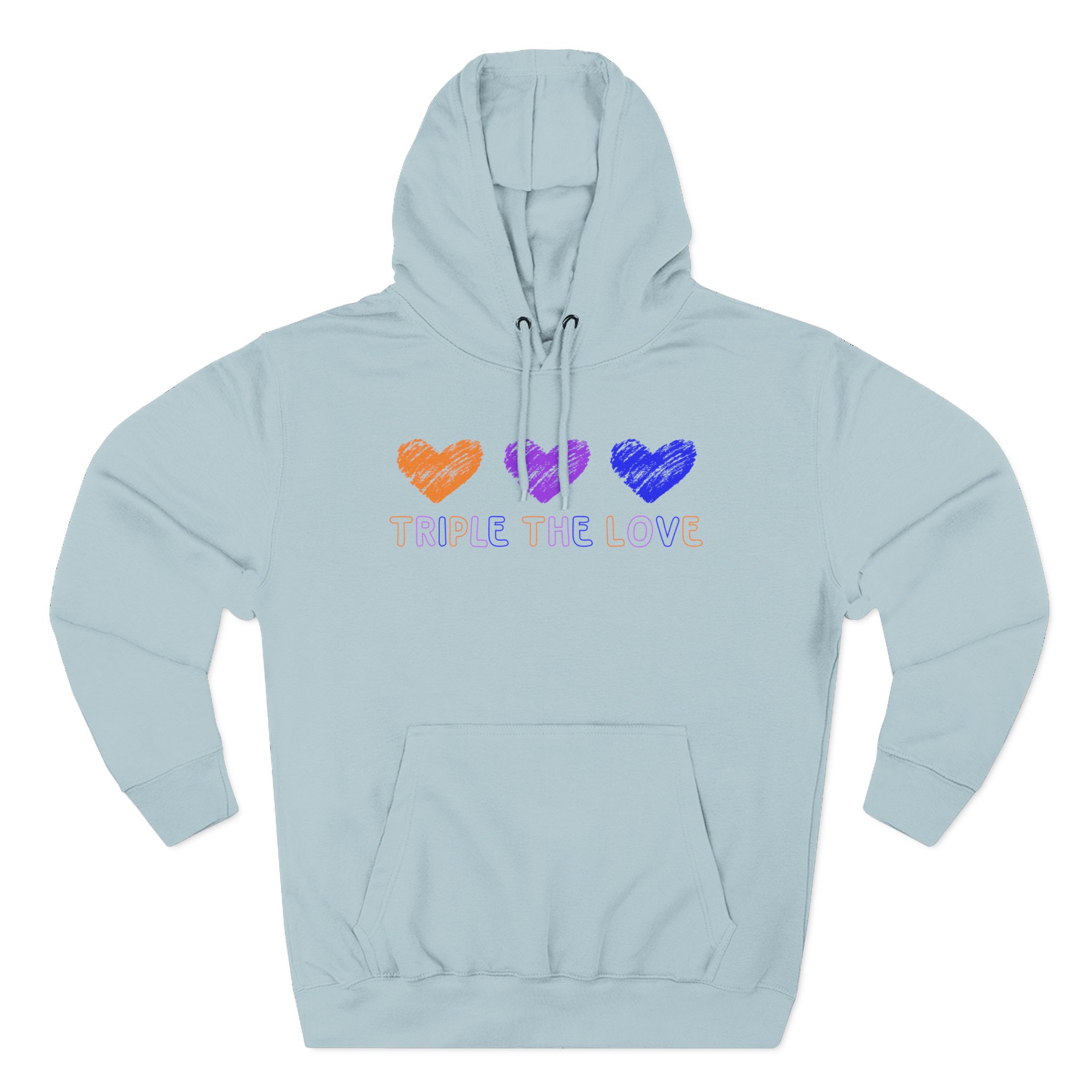 Fresh Love Triple the Love Three-Panel Fleece Hoodie