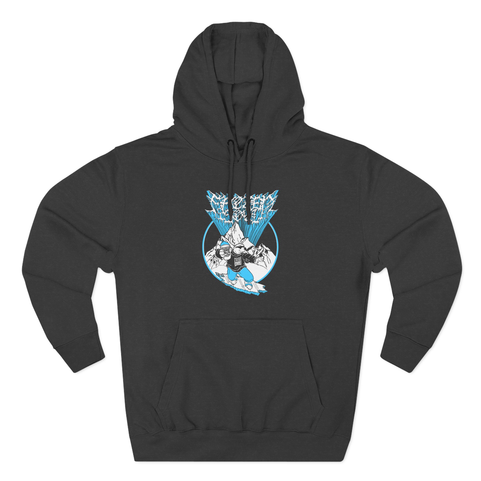 Frozen Soul No Weak Shit Three-Panel Fleece Hoodie