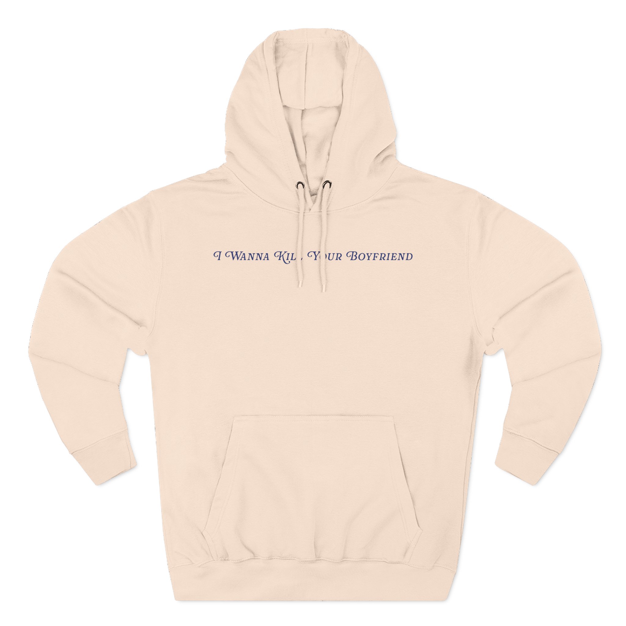 Binchtopia I Wanna Kill Your Boyfriend Baby Three-Panel Fleece Hoodie