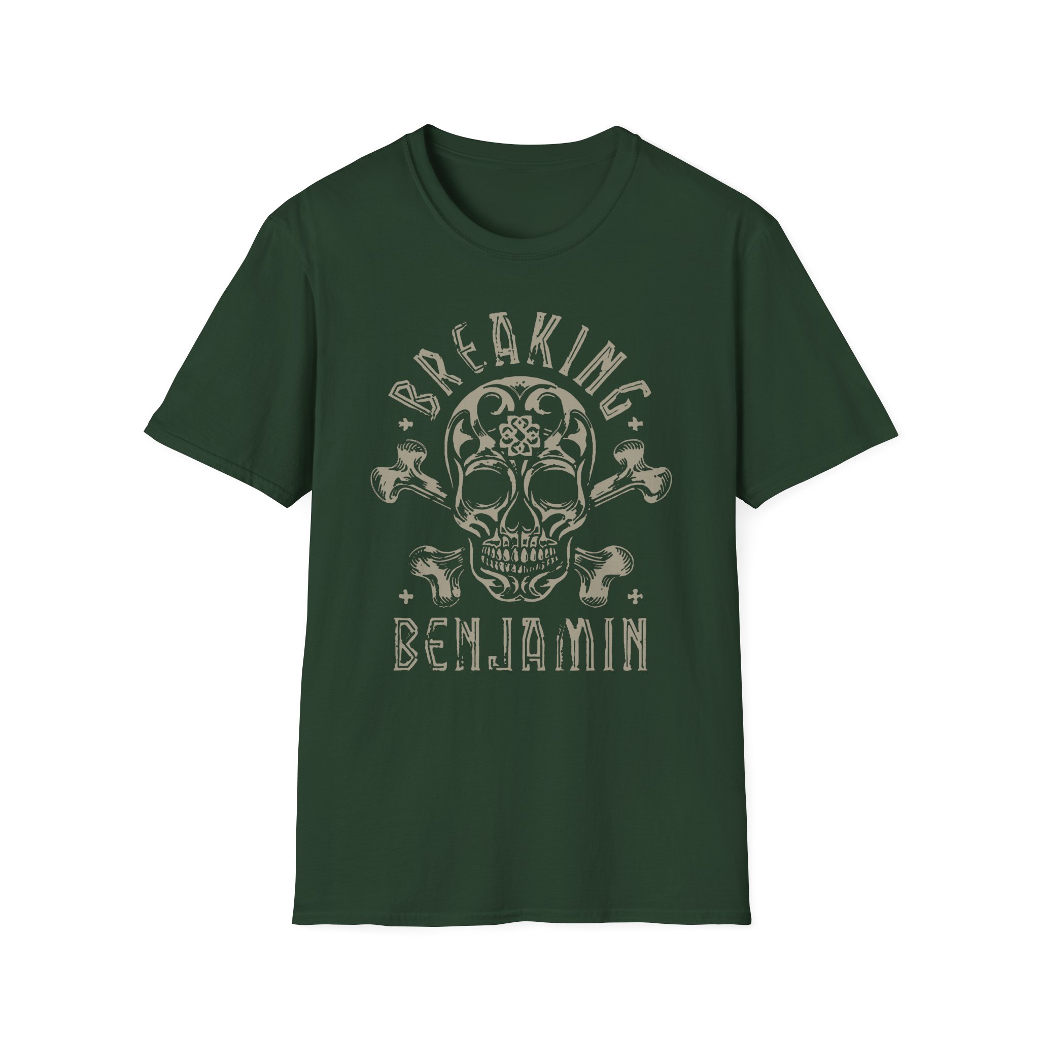 Breaking Benjamin Skull Unisex Softstyle T-Shirt
