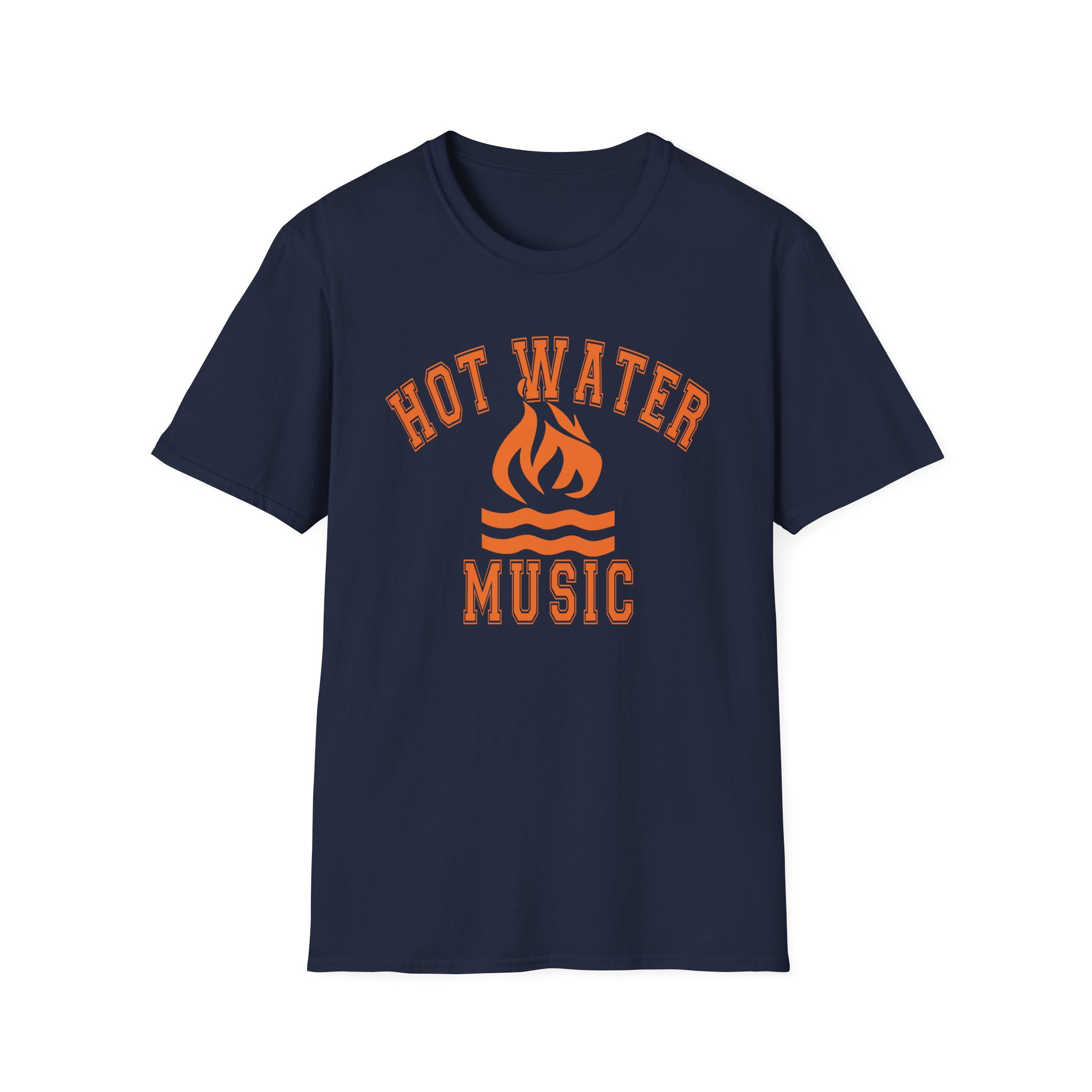 Hot Water Music College Flame Unisex Softstyle T-Shirt