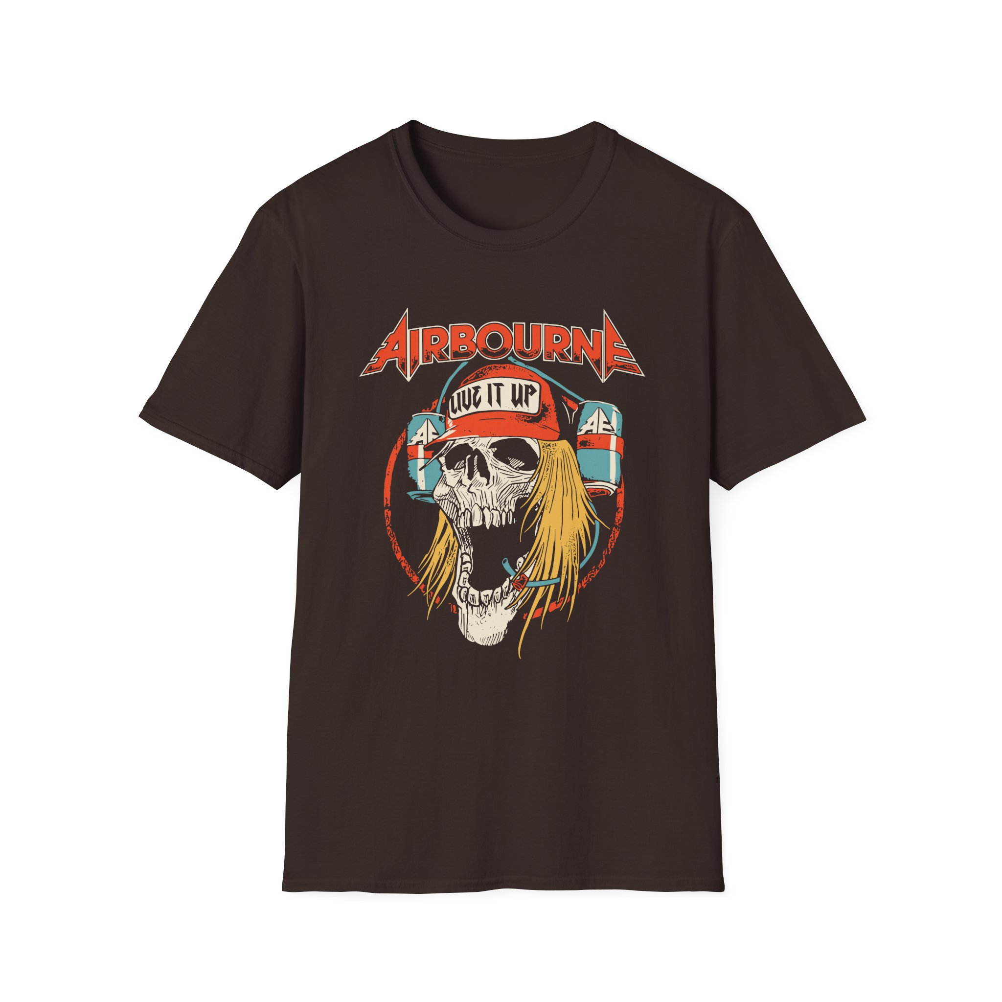 Airbourne Live It Up Unisex Softstyle T-Shirt