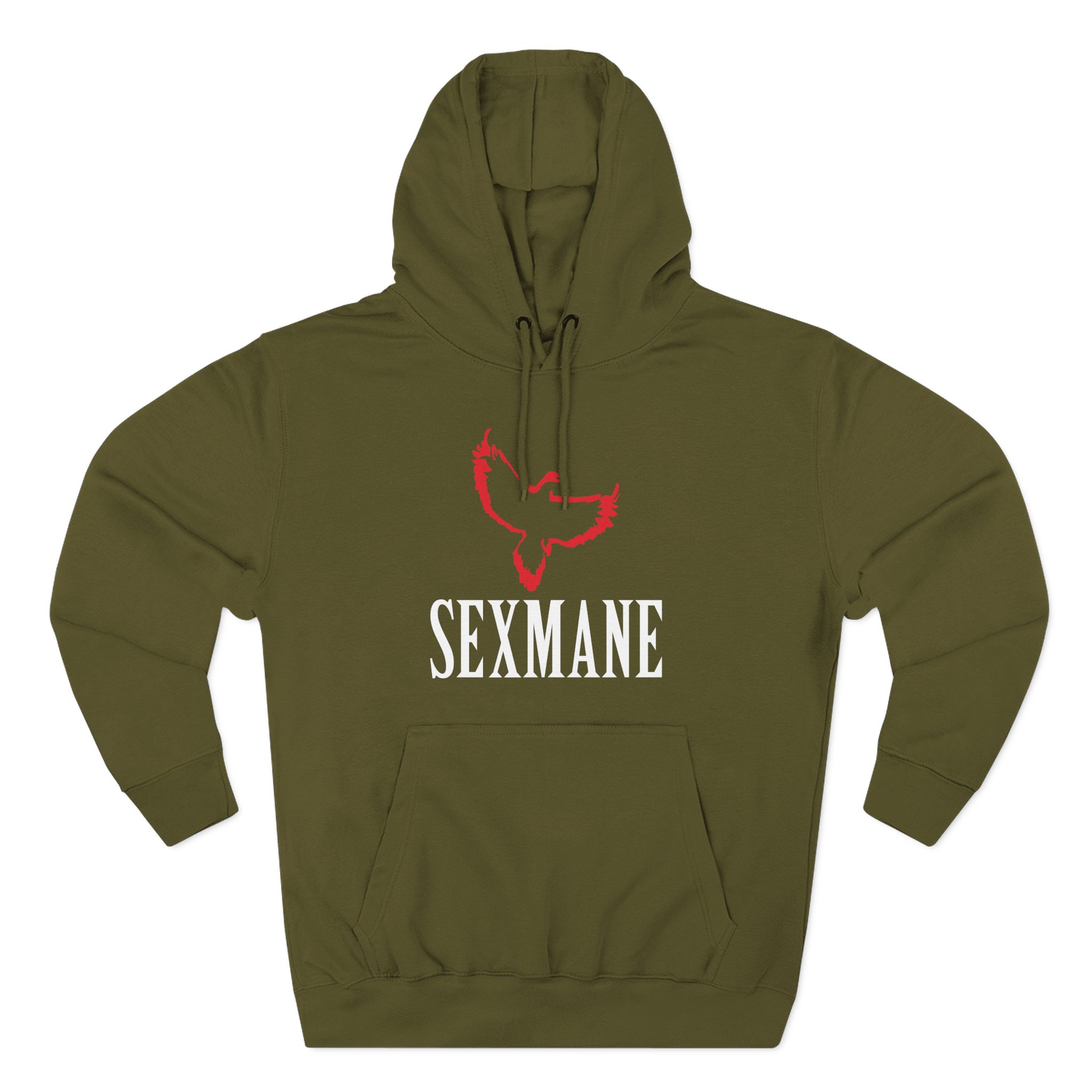 Sexmane Three-Panel Fleece Hoodie