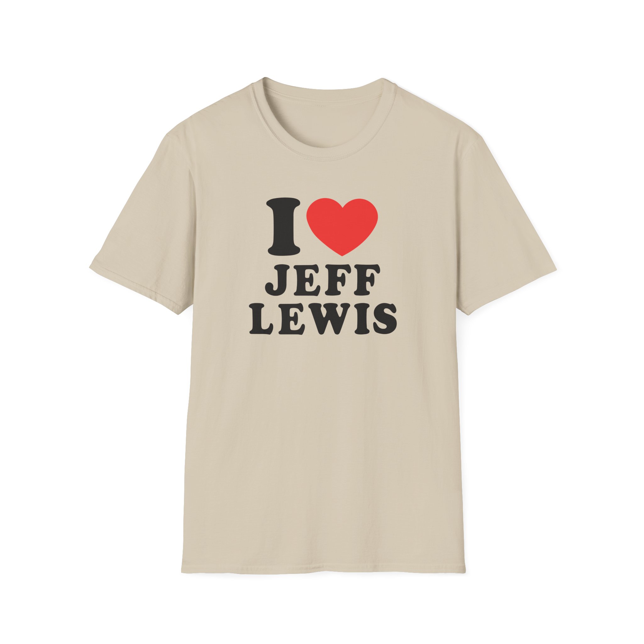 I Love Jeff Lewis Unisex Softstyle T-Shirt