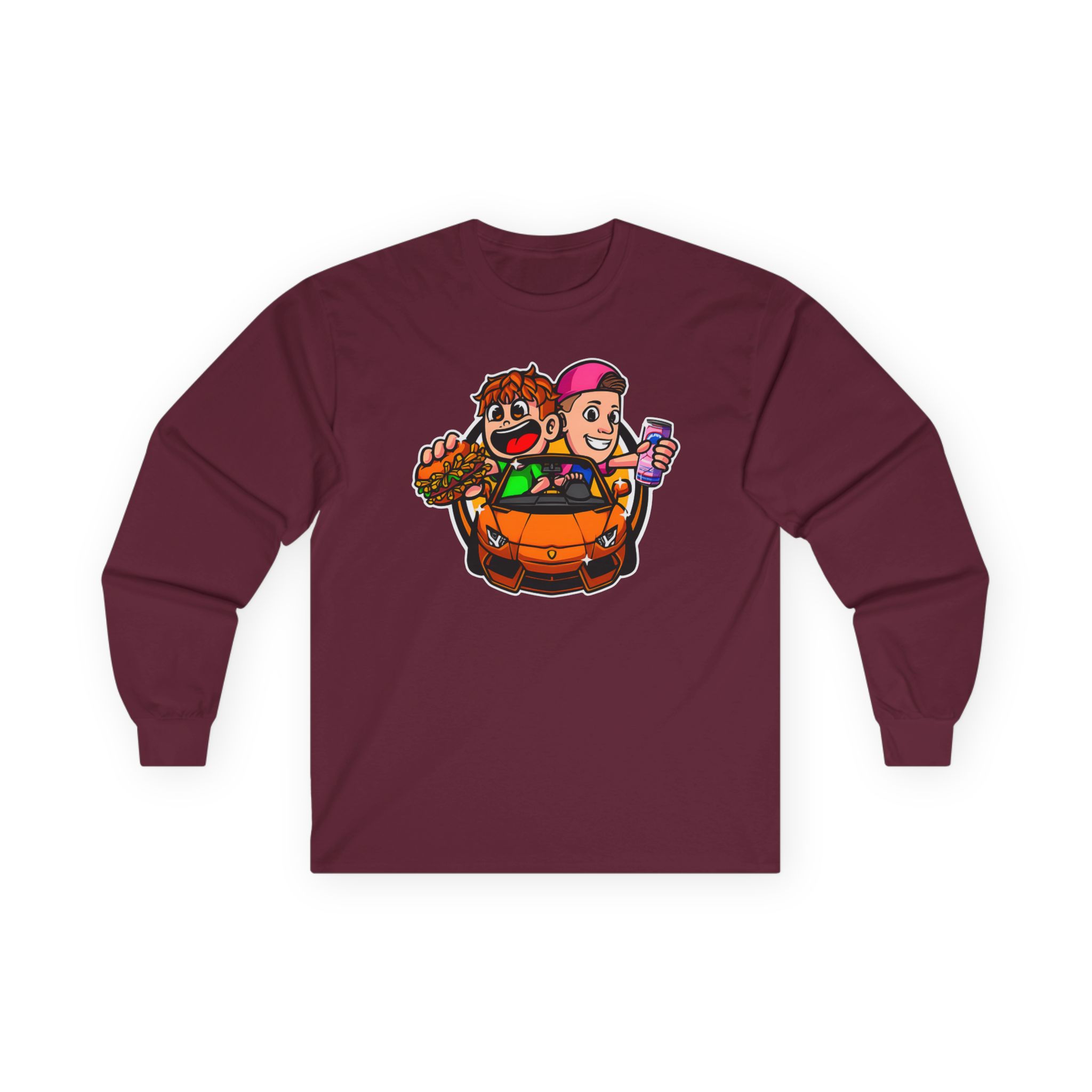 Burger Pommes Unisex Ultra Cotton Long Sleeve Tee