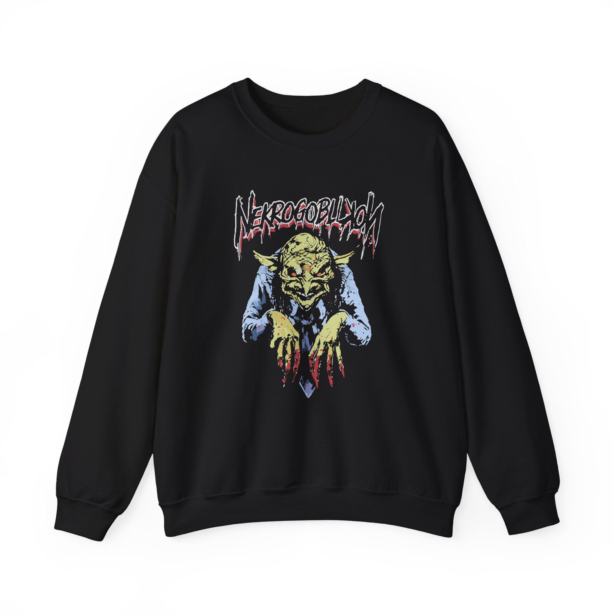 Nekrogoblikon Bloody Fingers Unisex Heavy Blendâ„¢ Crewneck Sweatshirt