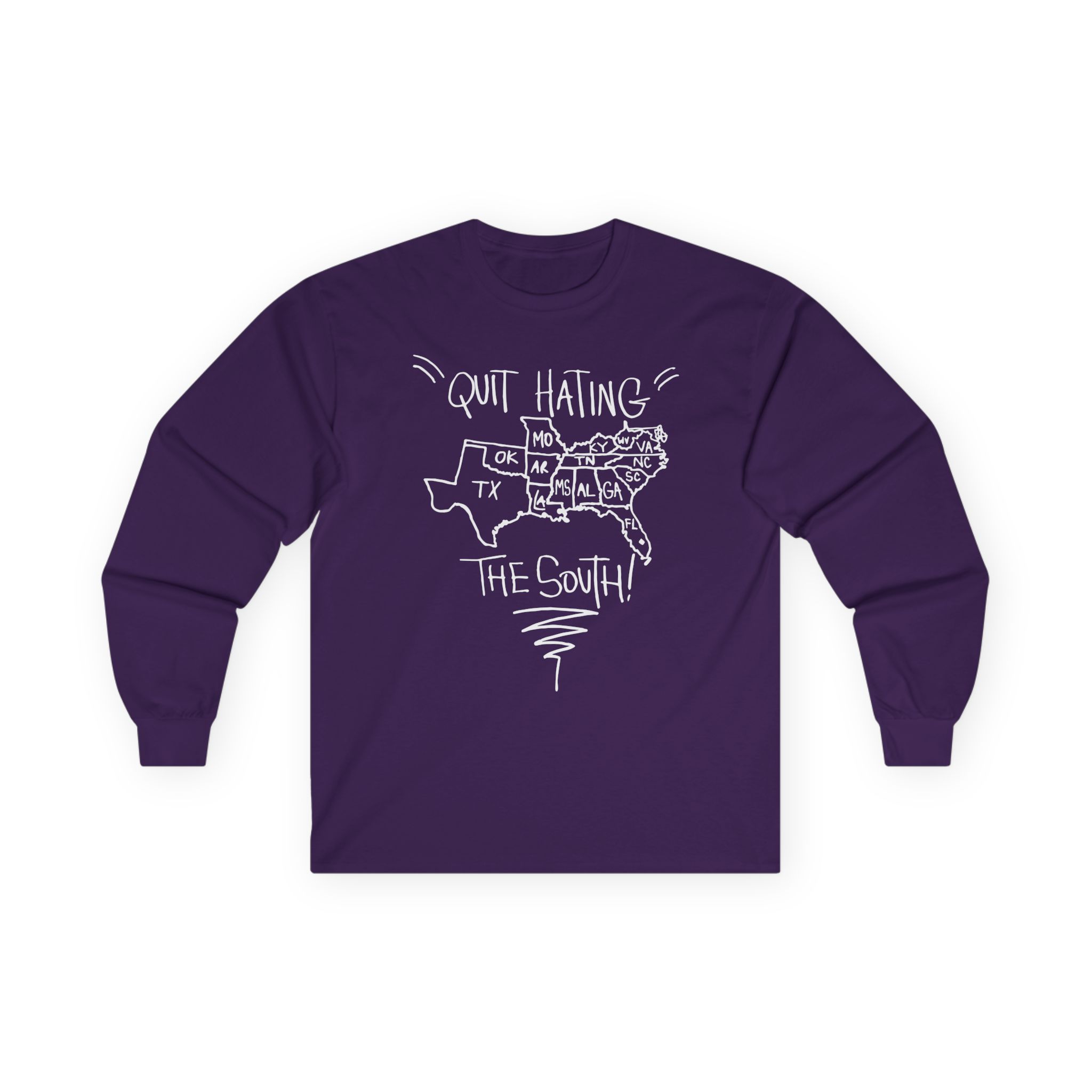 UGK Quit Hating The South Unisex Ultra Cotton Long Sleeve Tee