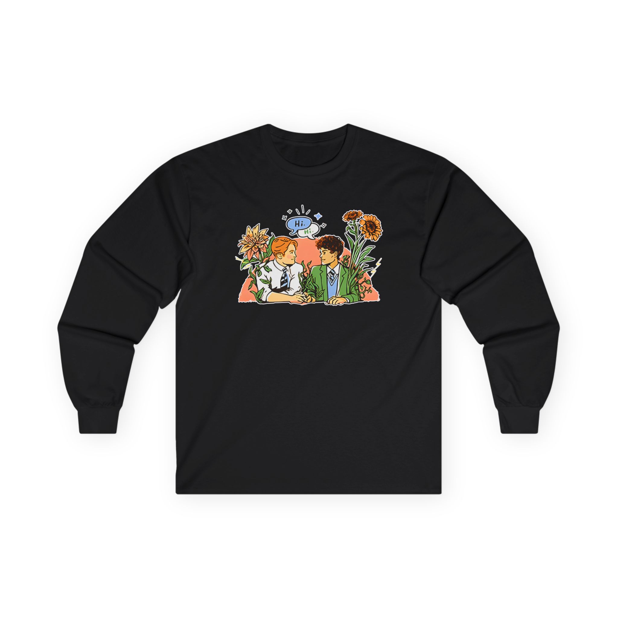 Heartstopper Nick & Charlie Unisex Ultra Cotton Long Sleeve Tee