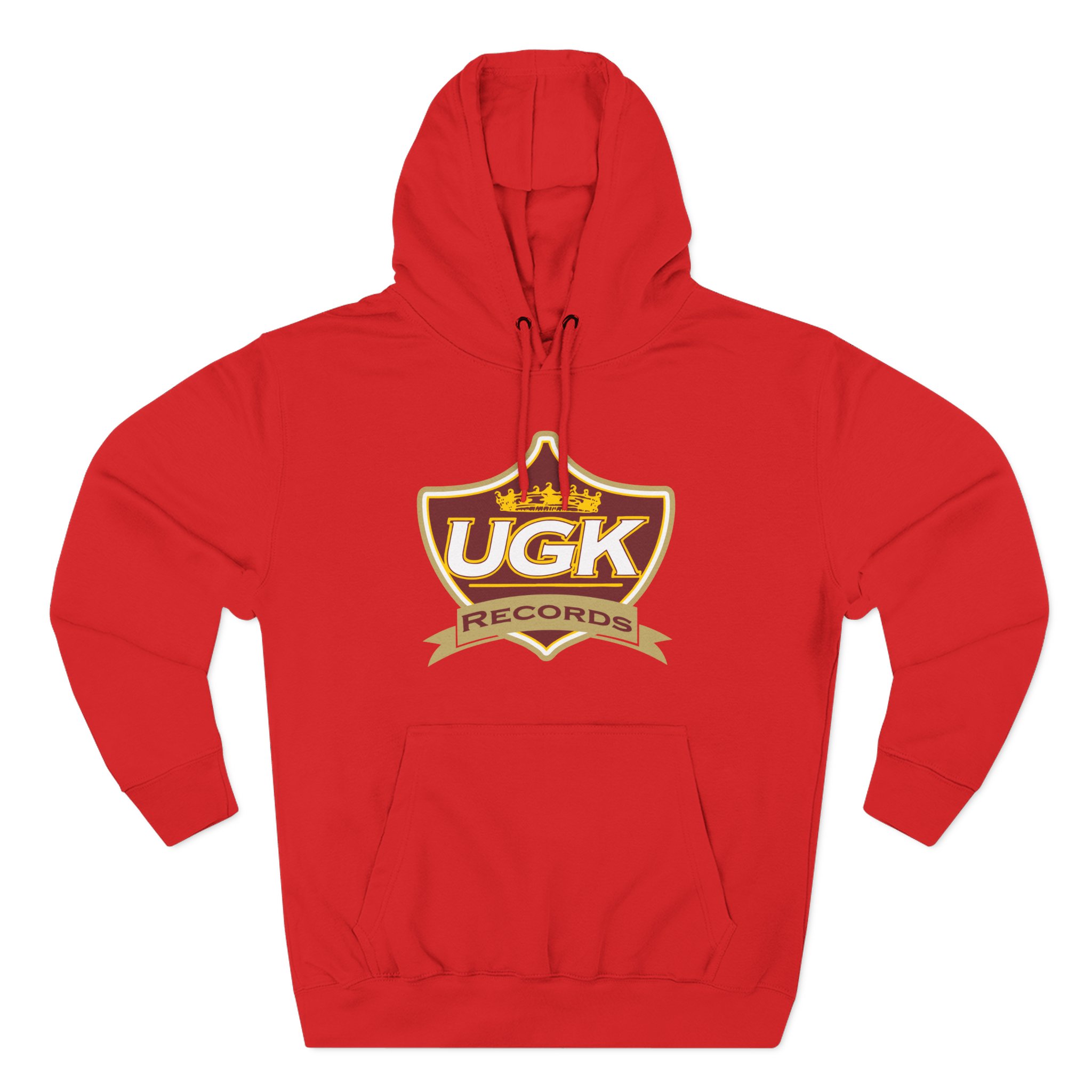 UGK Records Three-Panel Fleece Hoodie