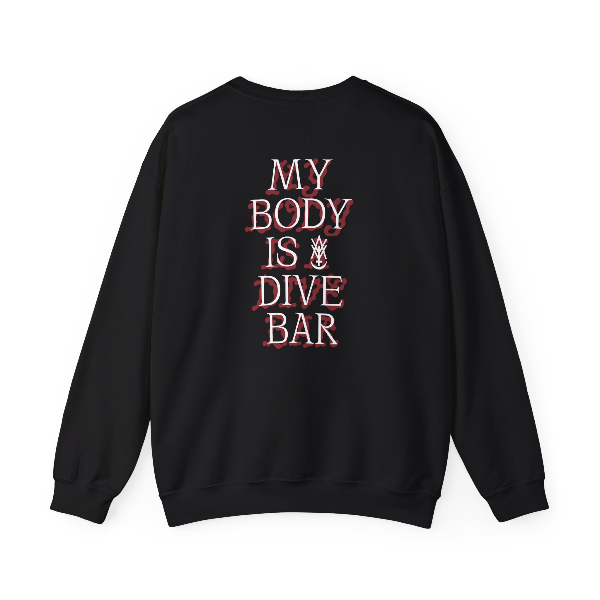 Amigo The Devil MY BODY IS DIVE BAR Unisex Heavy Blendâ„¢ Crewneck Sweatshirt