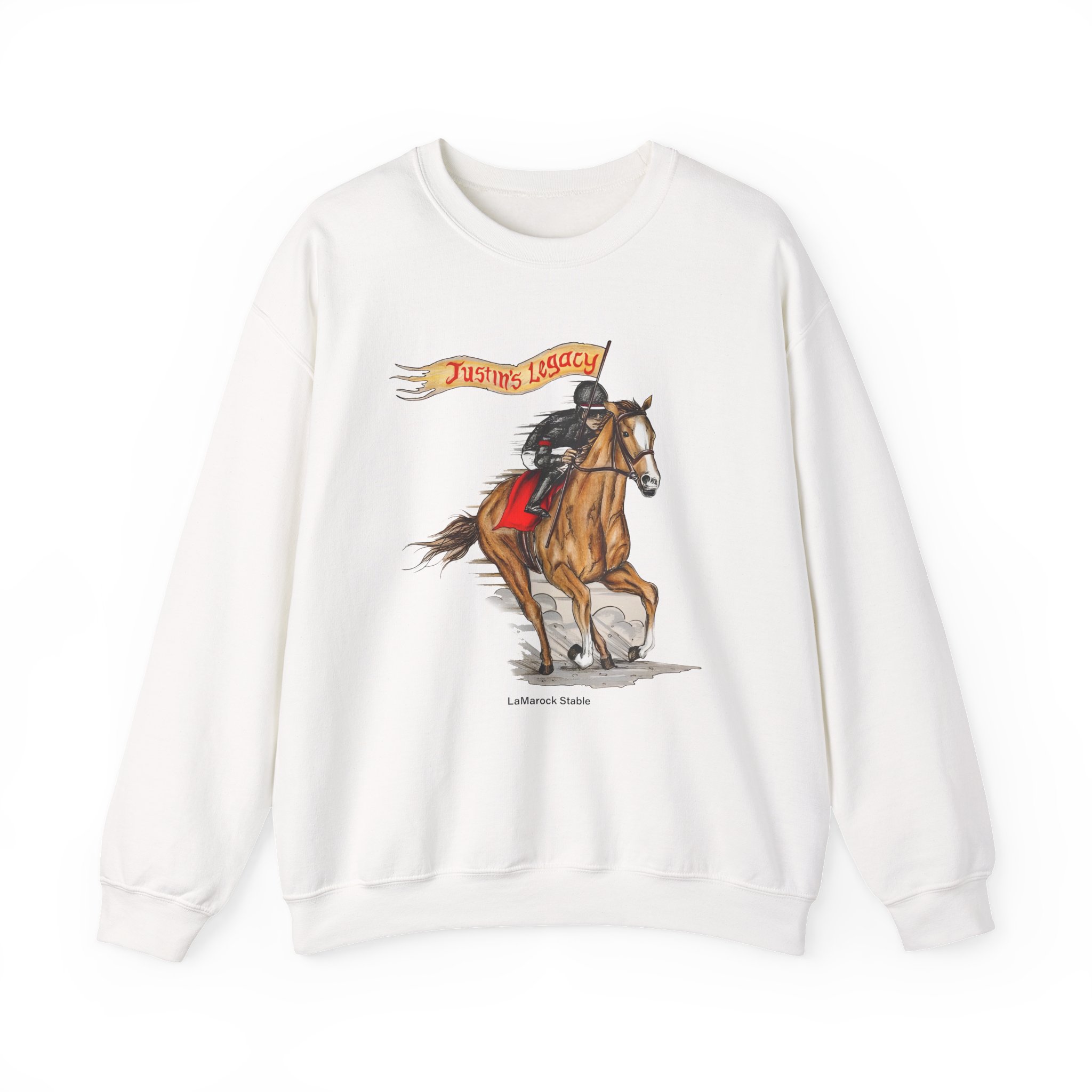 Arcangel Justin's Legacy Lamarock Stable Unisex Heavy Blendâ„¢ Crewneck Sweatshirt