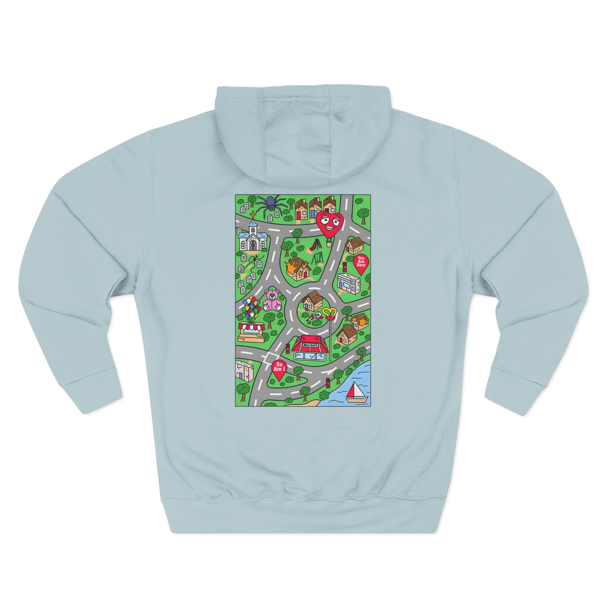 James Marriott Are We There Yet Three-Panel Fleece Hoodie