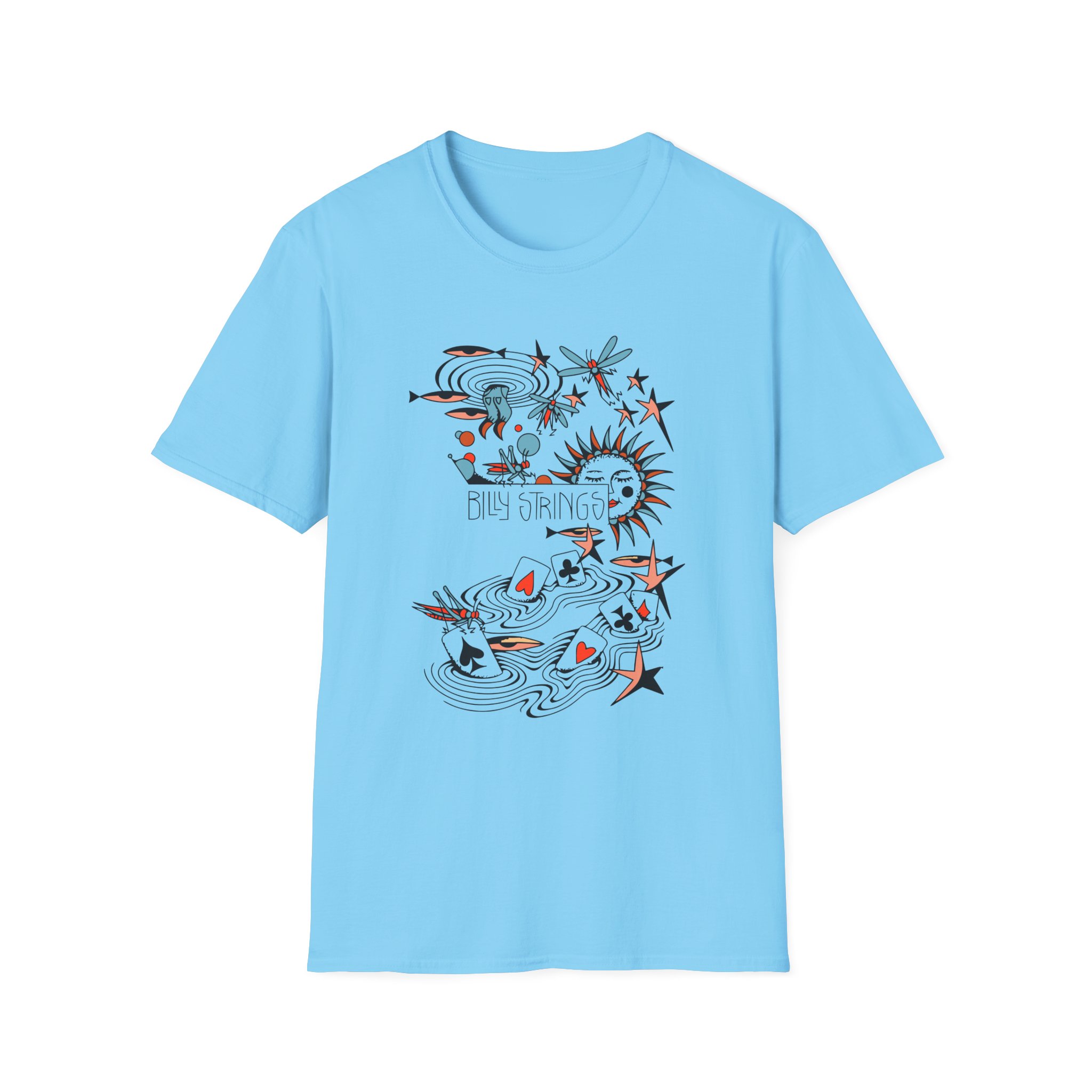 Billy Strings River of Cards Unisex Softstyle T-Shirt