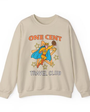 Ryan Trahan One Cent Adventure Awaits Travel Club Unisex Heavy Blend™ Crewneck Sweatshirt