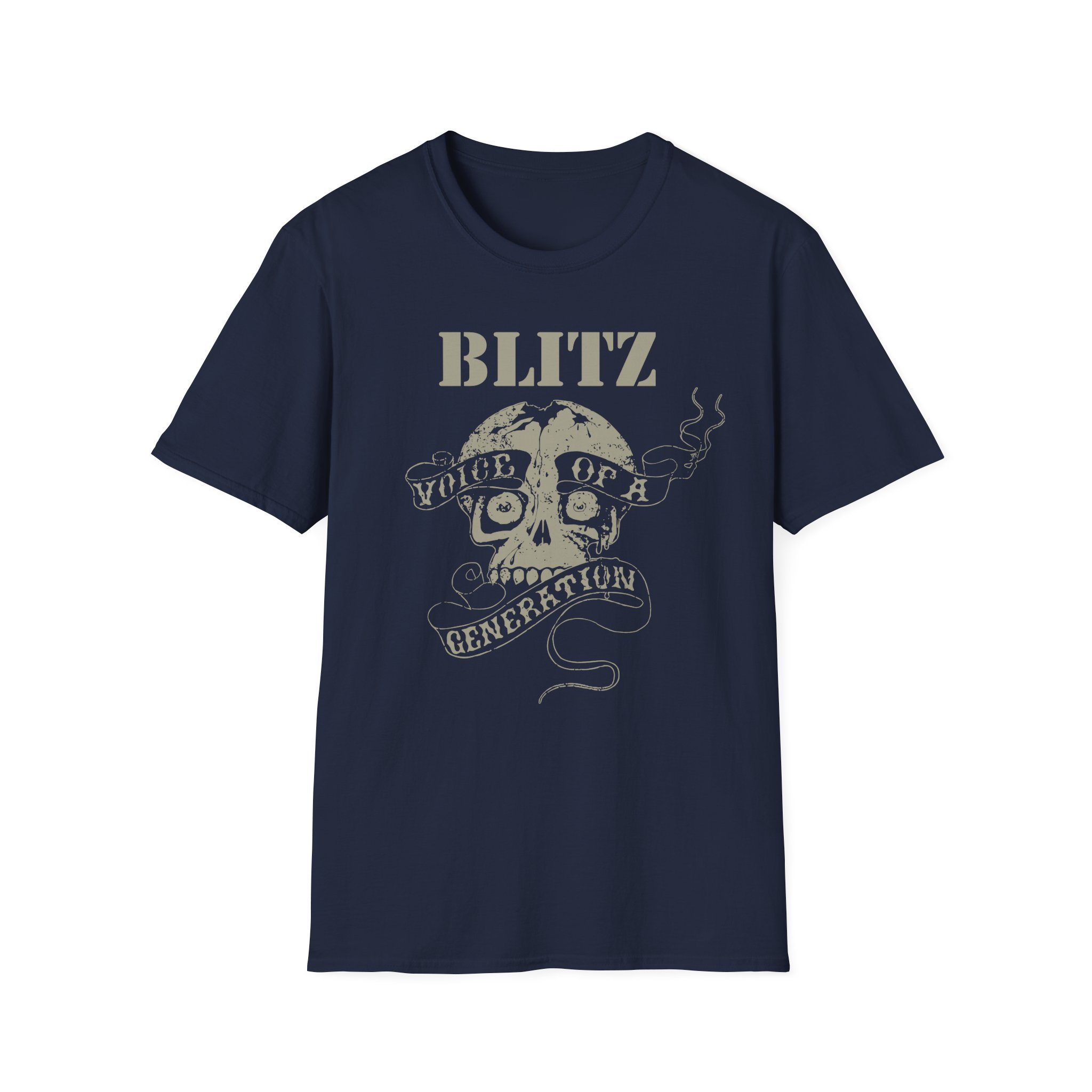 Blitz Voice Of A Generation Unisex Softstyle T-Shirt