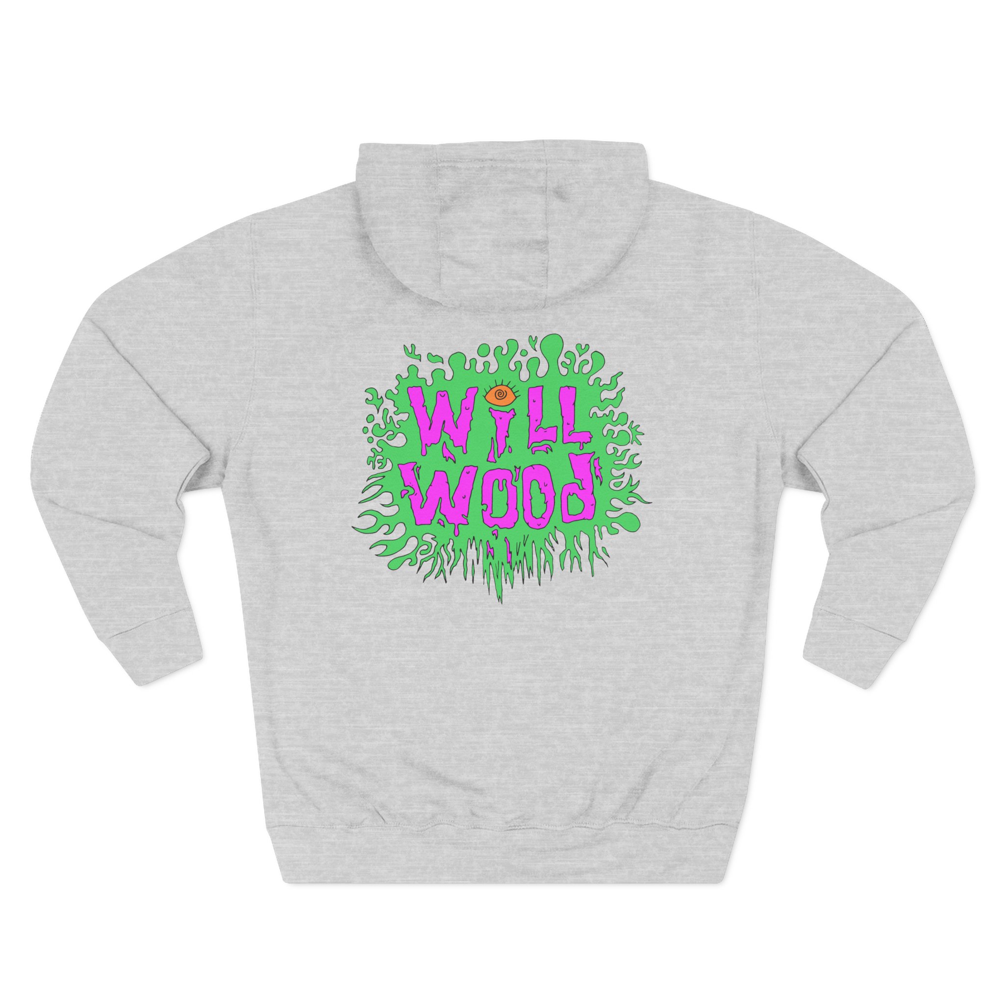 Will Wood Death of the Author Three-Panel Fleece Hoodie